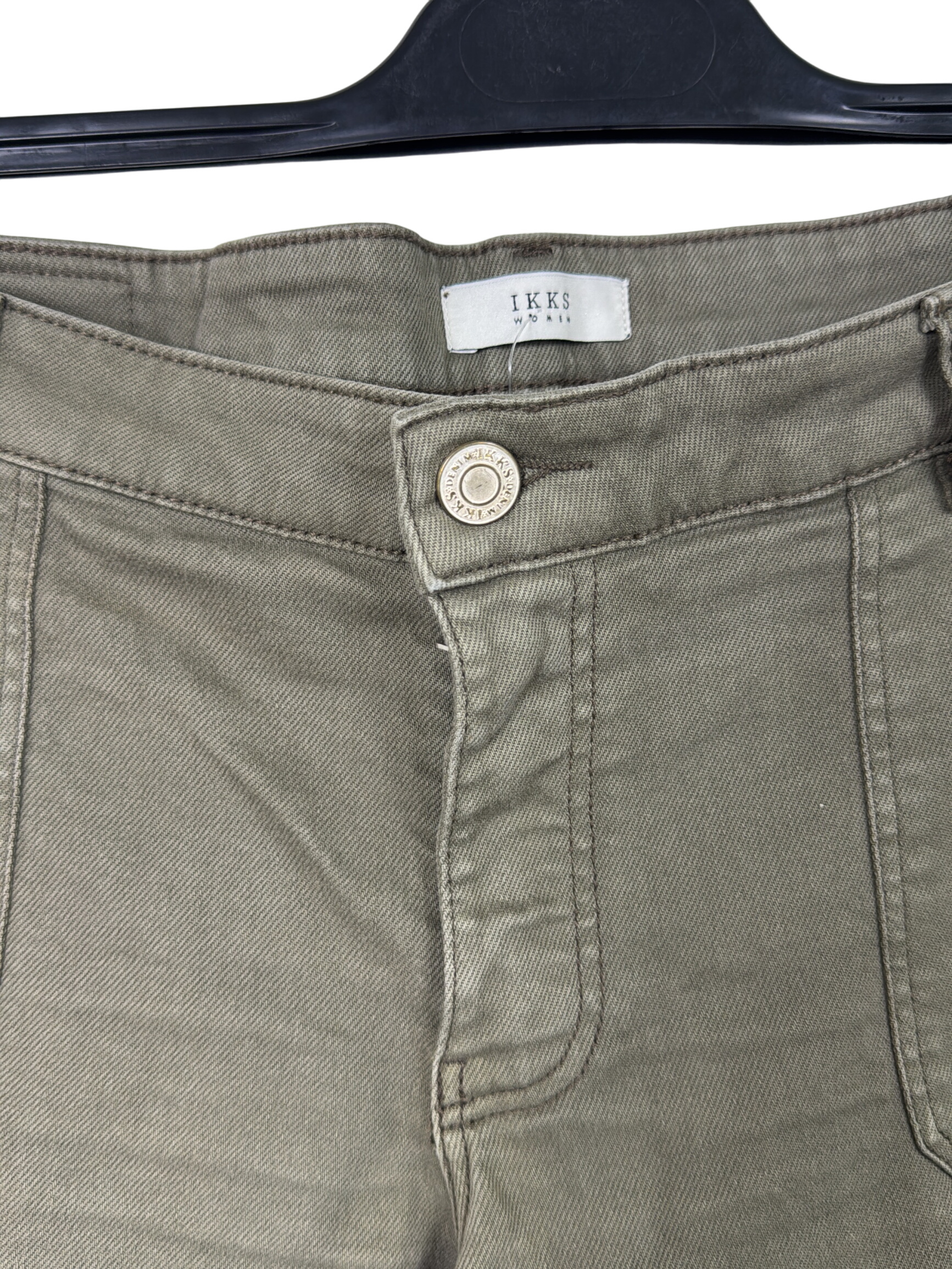 Pantalon Ikks kaki coupe droite XL 42 👖 - Photo 1