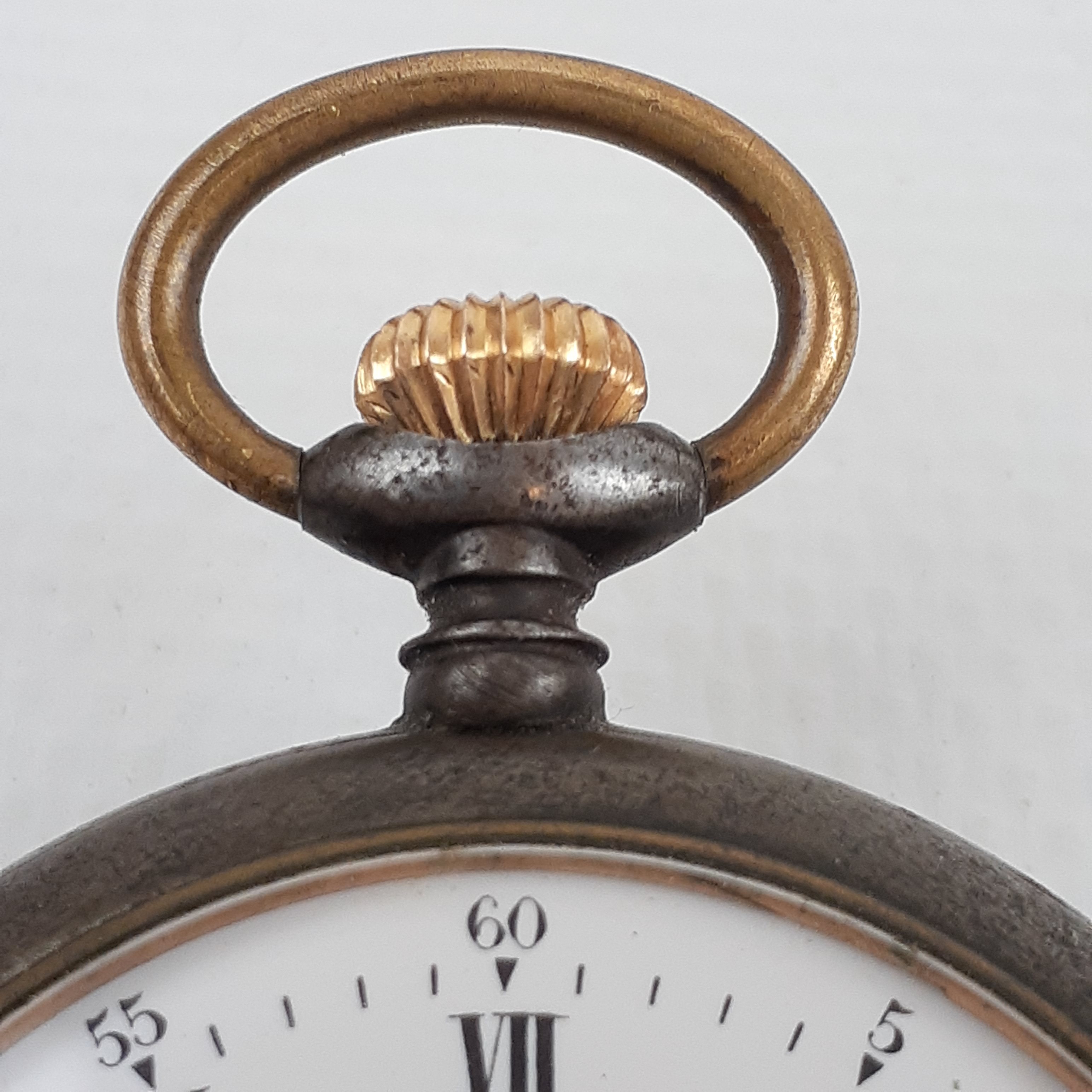 Montre de poche Gousset Besançon N° 35304 Bon état - Vue 7 - 