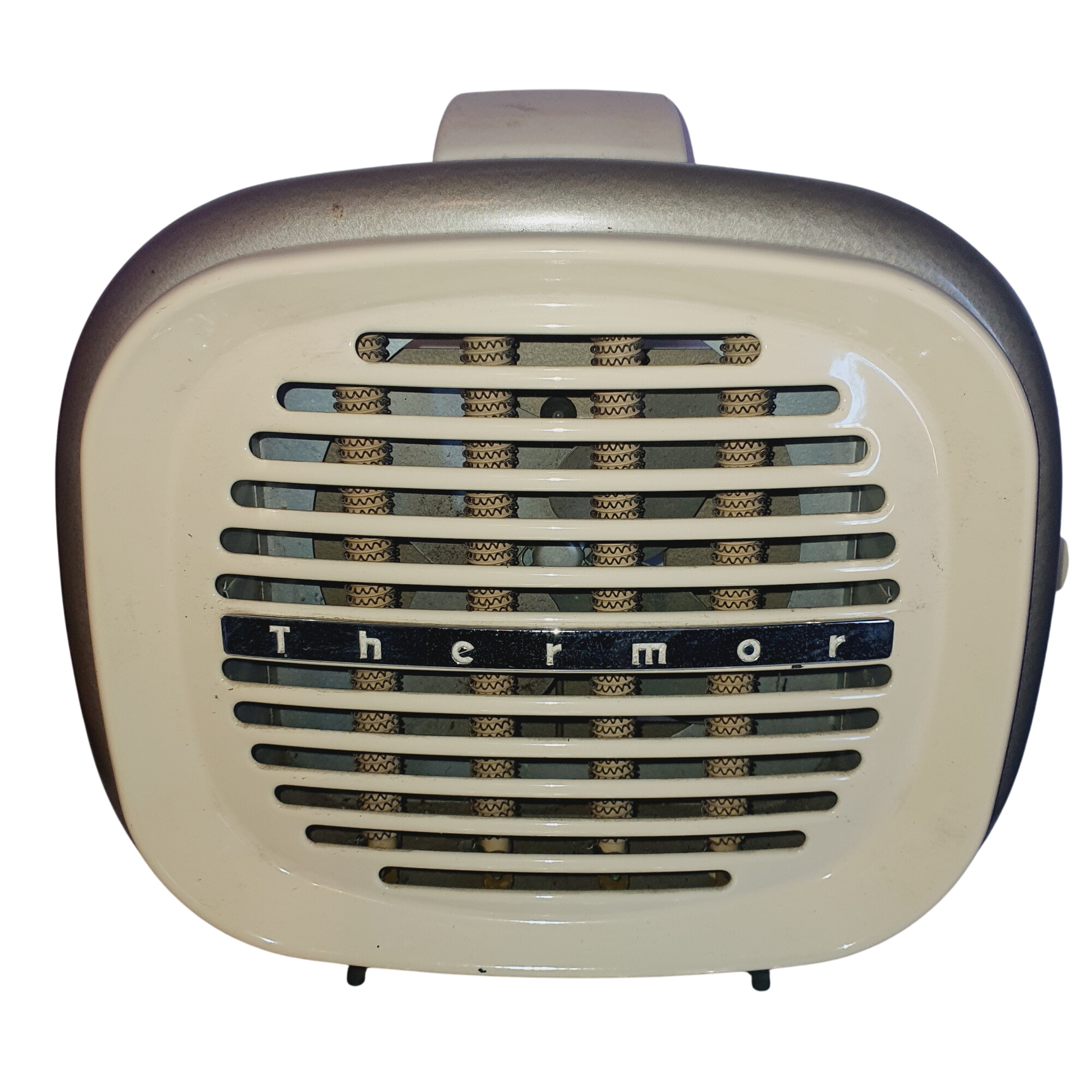 Vieux Radiateur électrique Thermor Vintage - Gris Acier - Infrarouge - Occasion
