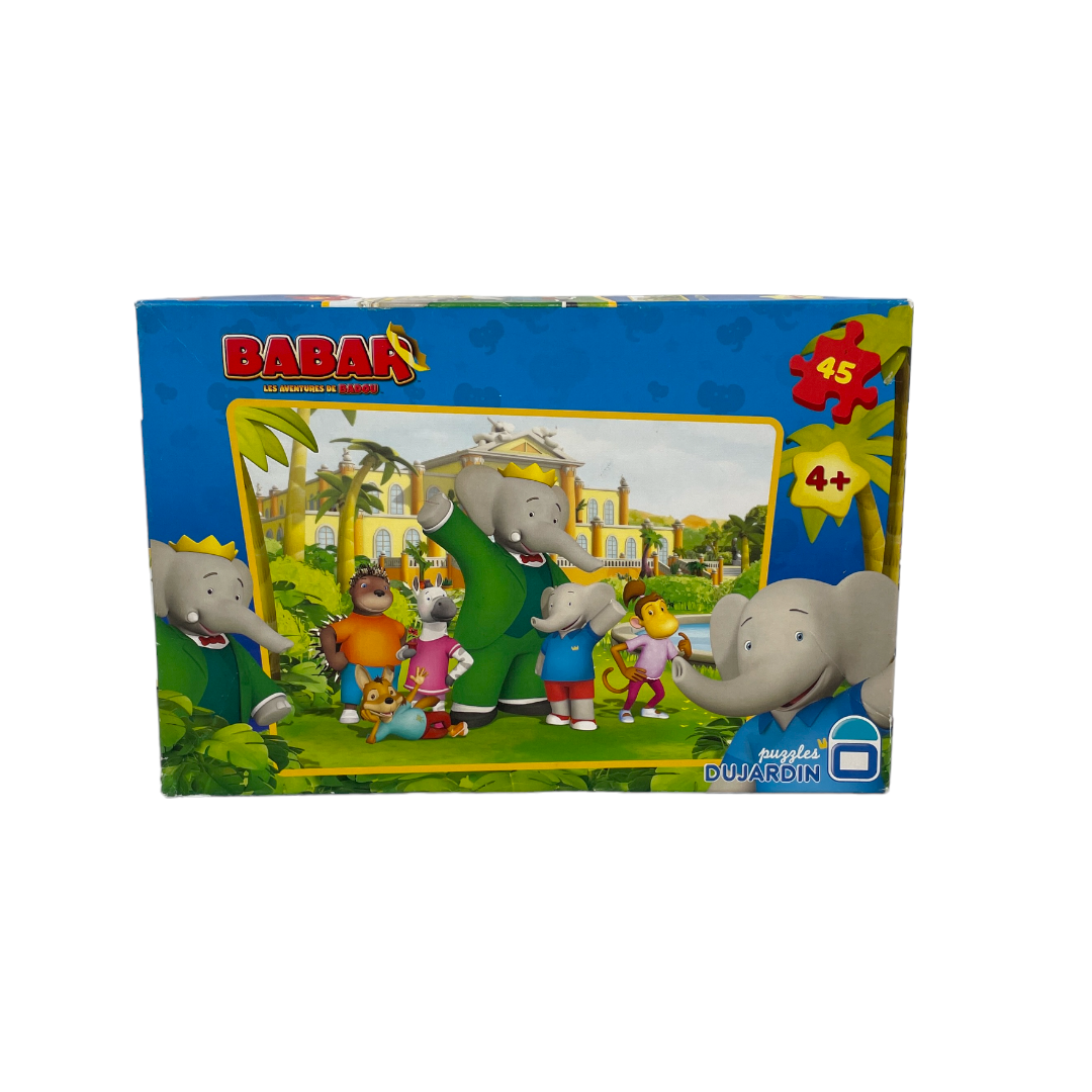 PUZZLE 60 PCS BABAR "LES AVENTURES DE BADOU"