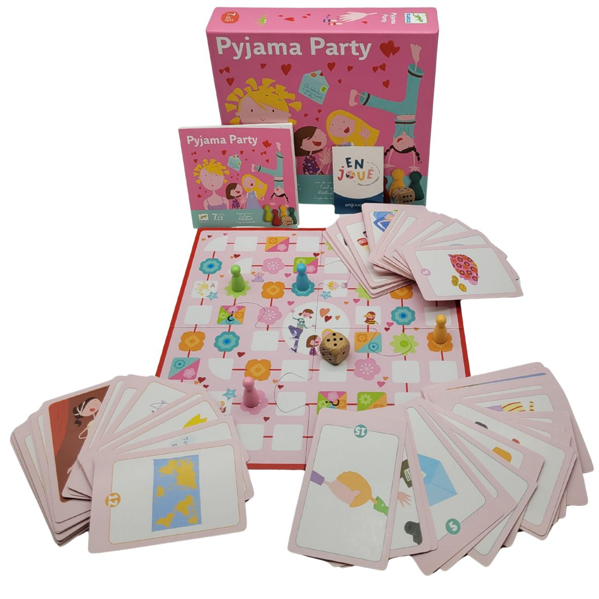 Jeux de société - Pyjama Party - Djeco - Des 7 Ans. Très bon état - Vue 2 - 