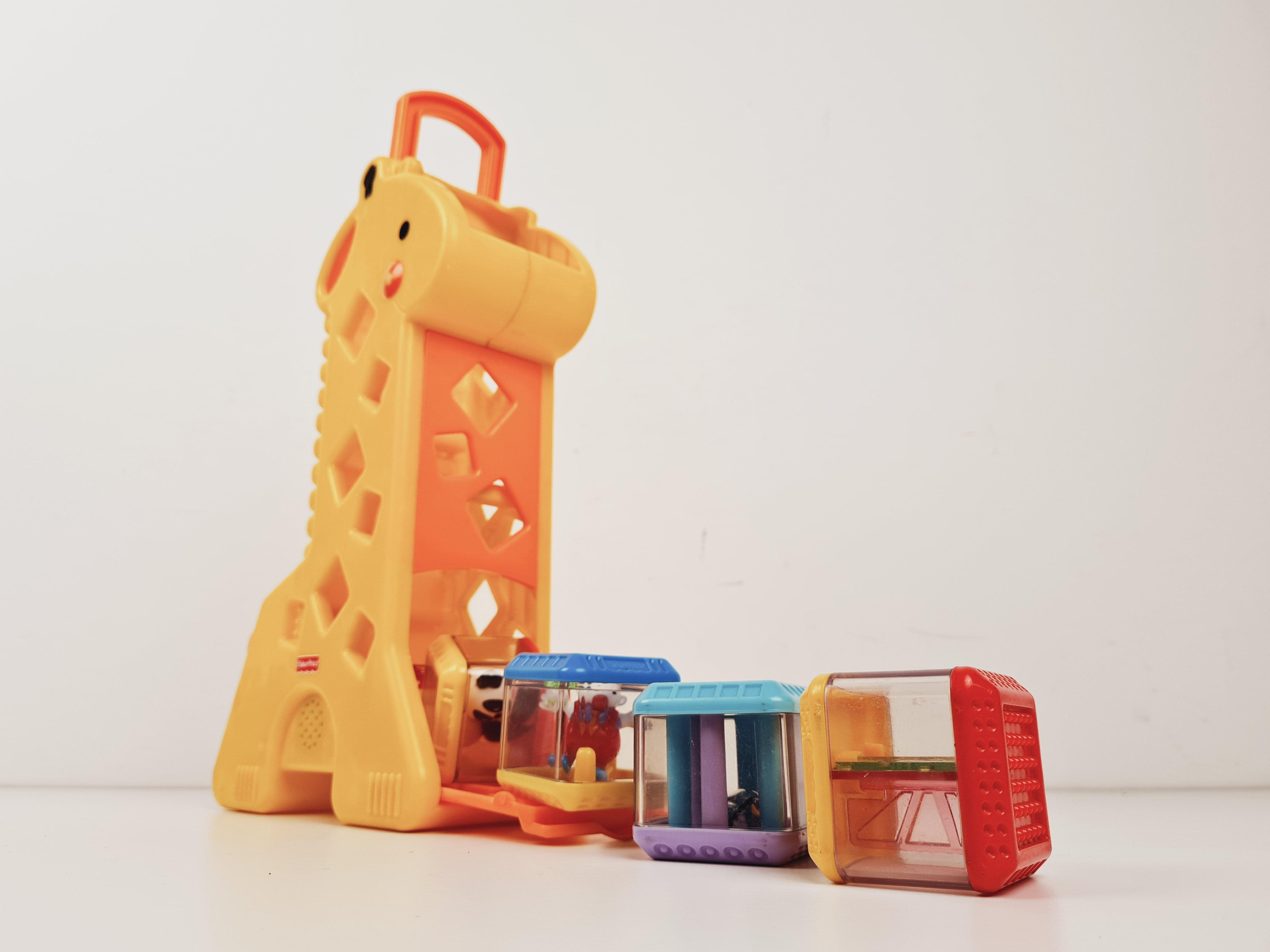  Premier Âge - Girafe sonore à cubes - Fisher Price  - Photo 2