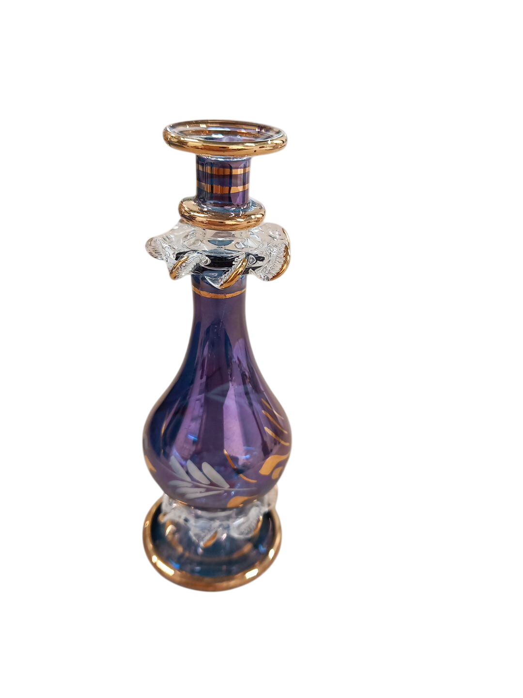 Flacon de parfum oriental soufflé à la bouche. Bon état -  reconditionné disponible sur Label Emmaüs