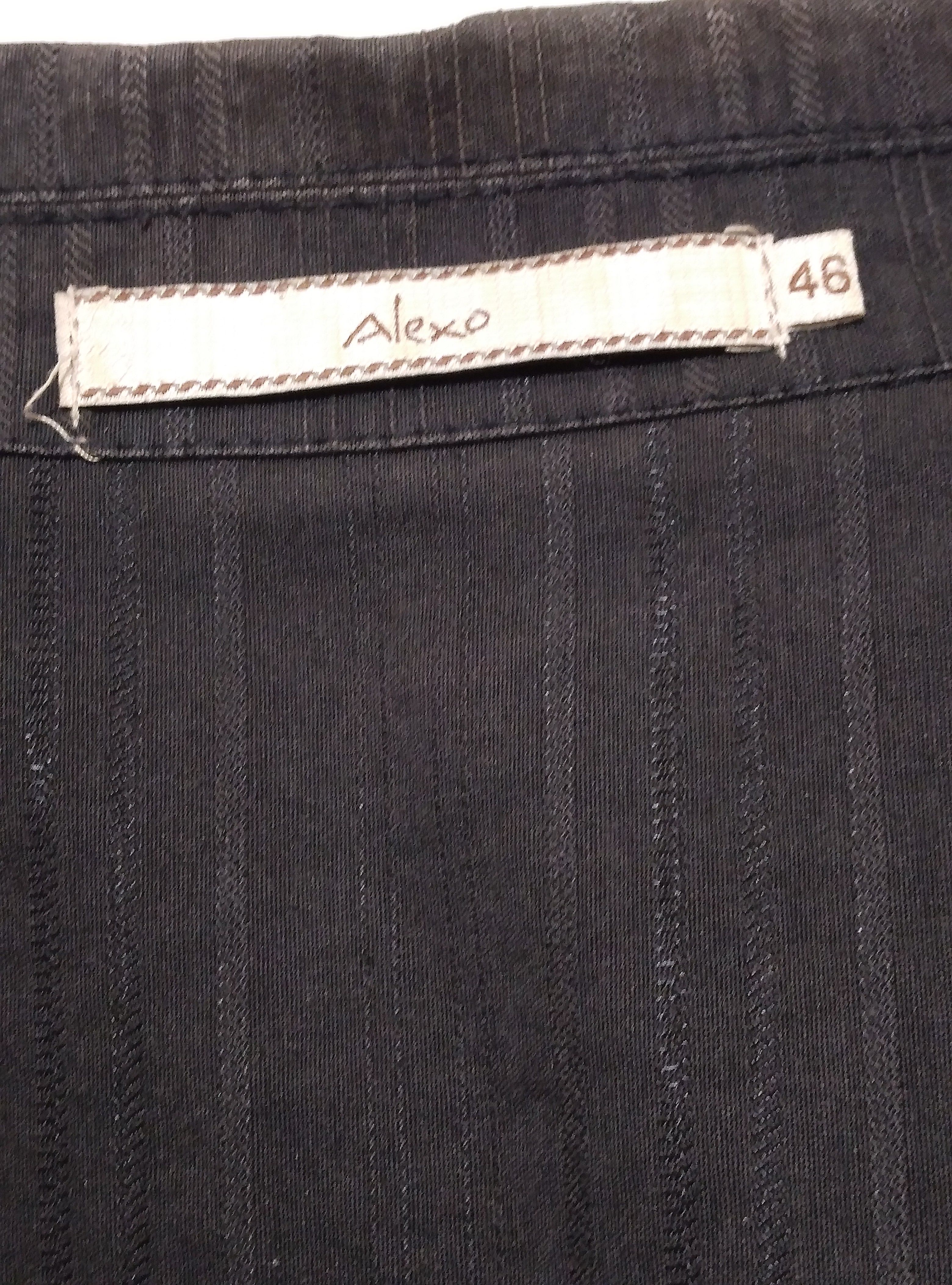 Veste noire imprimée fleuri gris et parmes, Alexo - 46 - Photo 12
