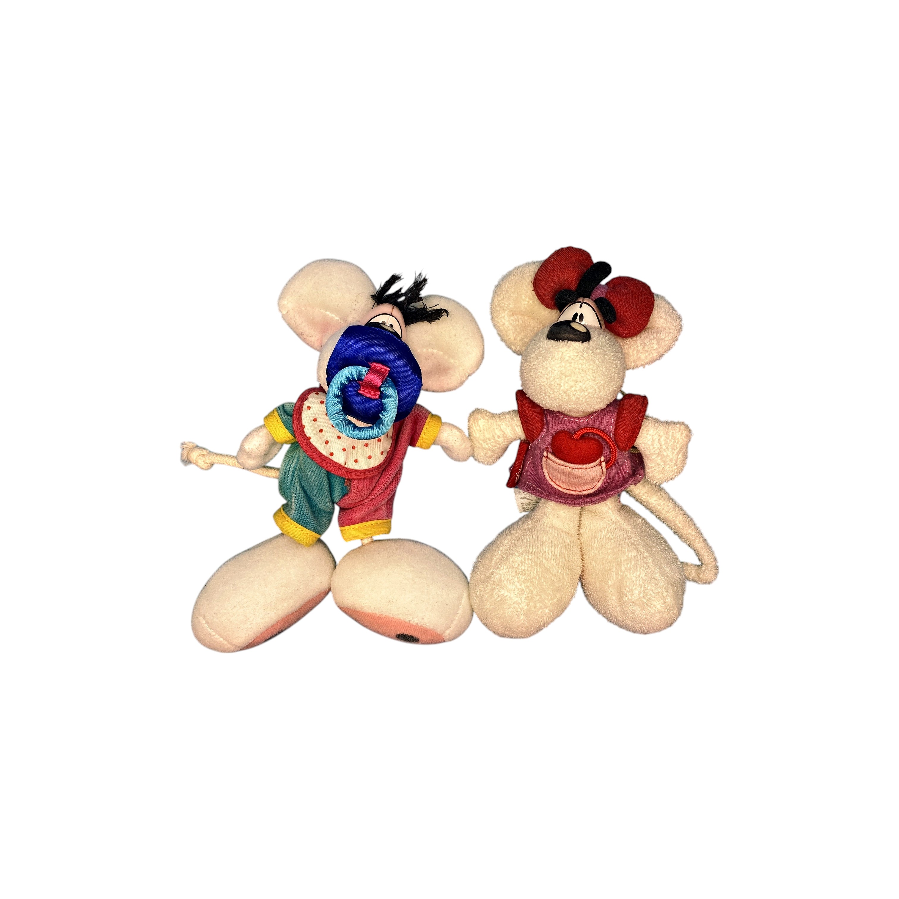 Peluches - Couple Diddl et Diddlina - Très bon état - Photo 3