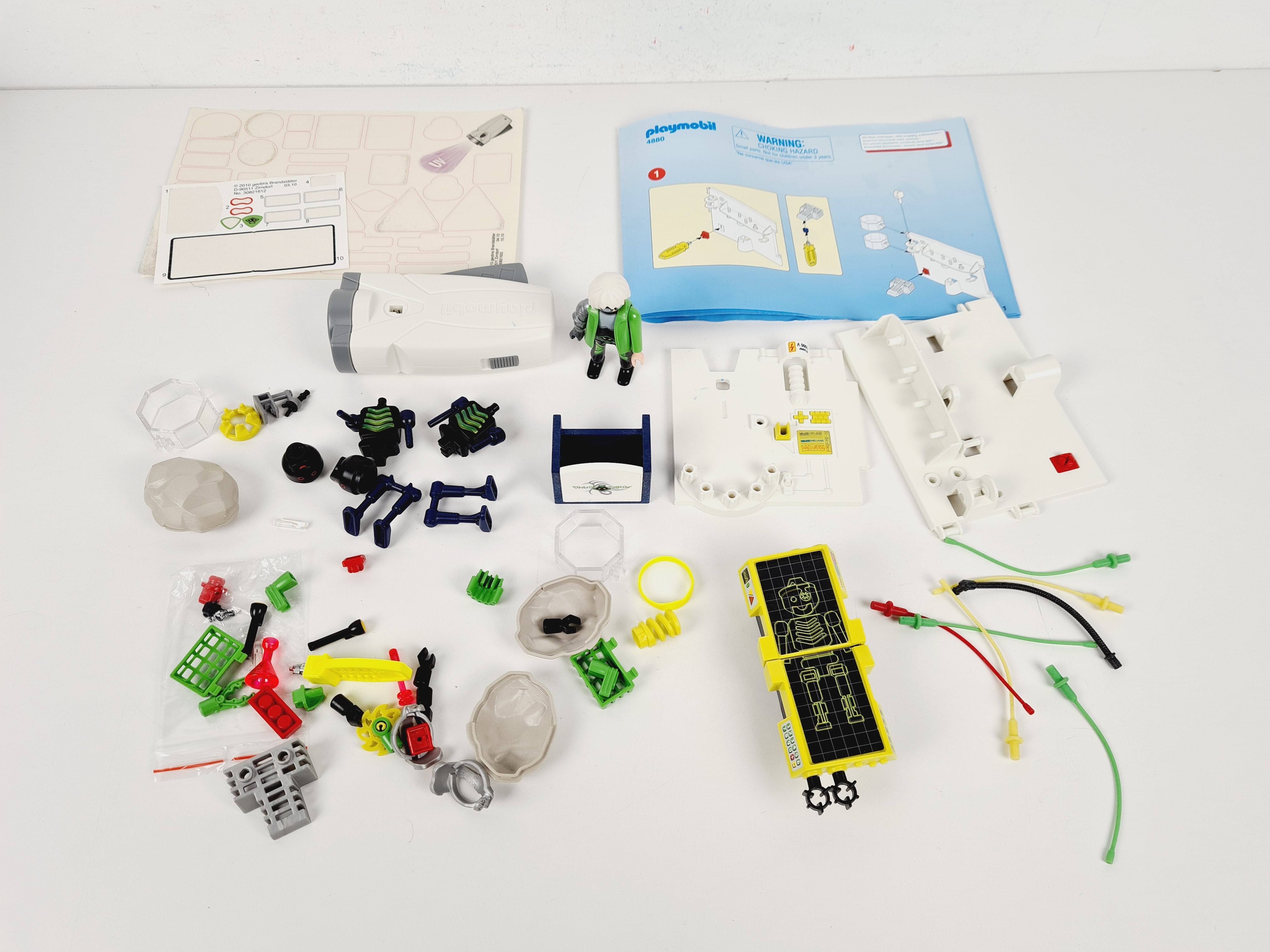 Playmobil 4880 - Top Agents - Laboratoire Du Robo Gang Lampe Multifonctions - 7 ans + Bon état - Vue 4 - 