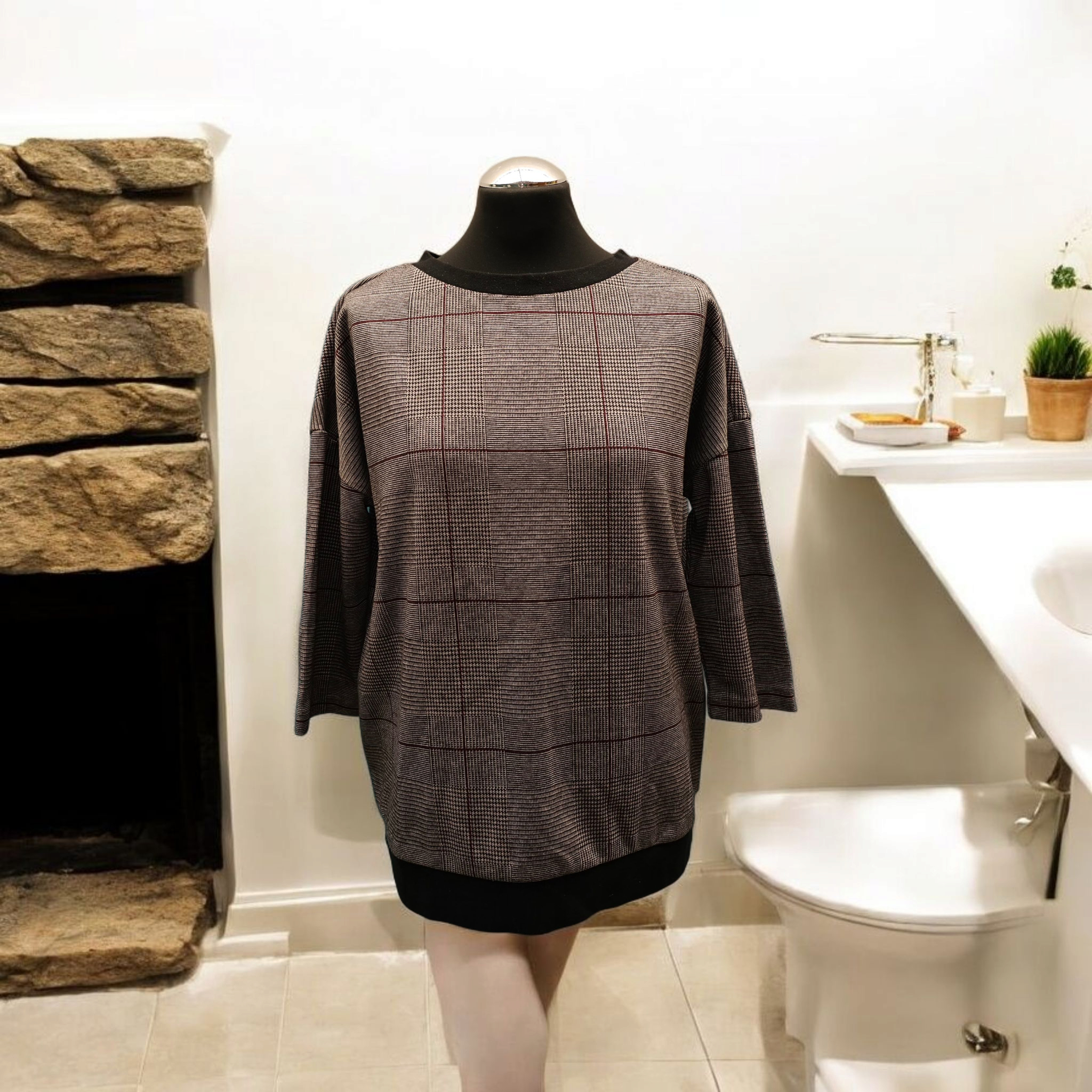 Sweat femme manches 3/4 - women essentials by tchibo - Modalova