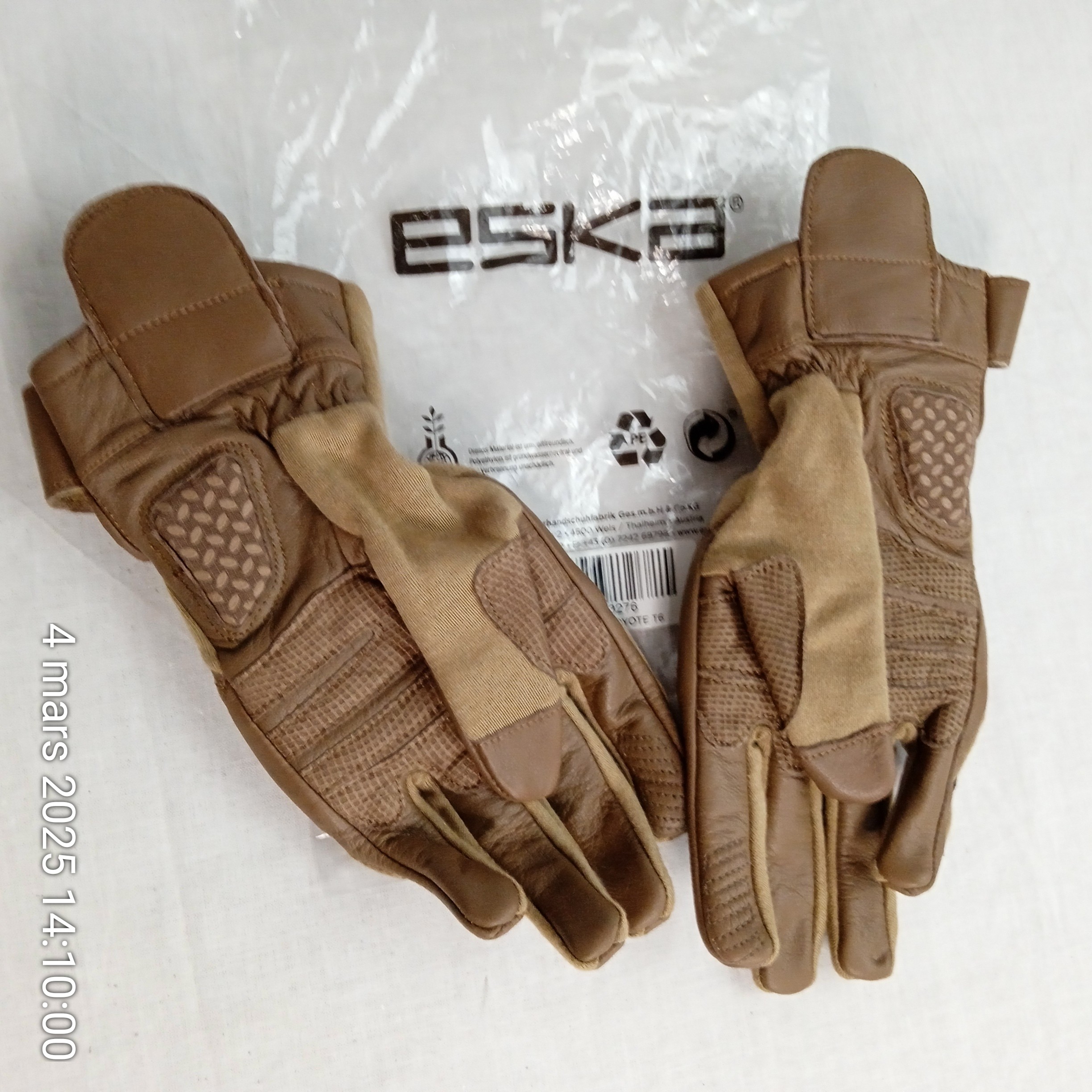 Paire de Gants de combat Coqués ESKA IA COYOTE taille 6 - Photo 4