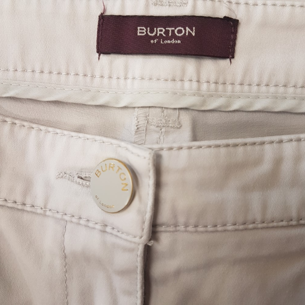 Pantalon gris-blanc - BURTON - Taille 42 Très bon état - Vue 6 - 