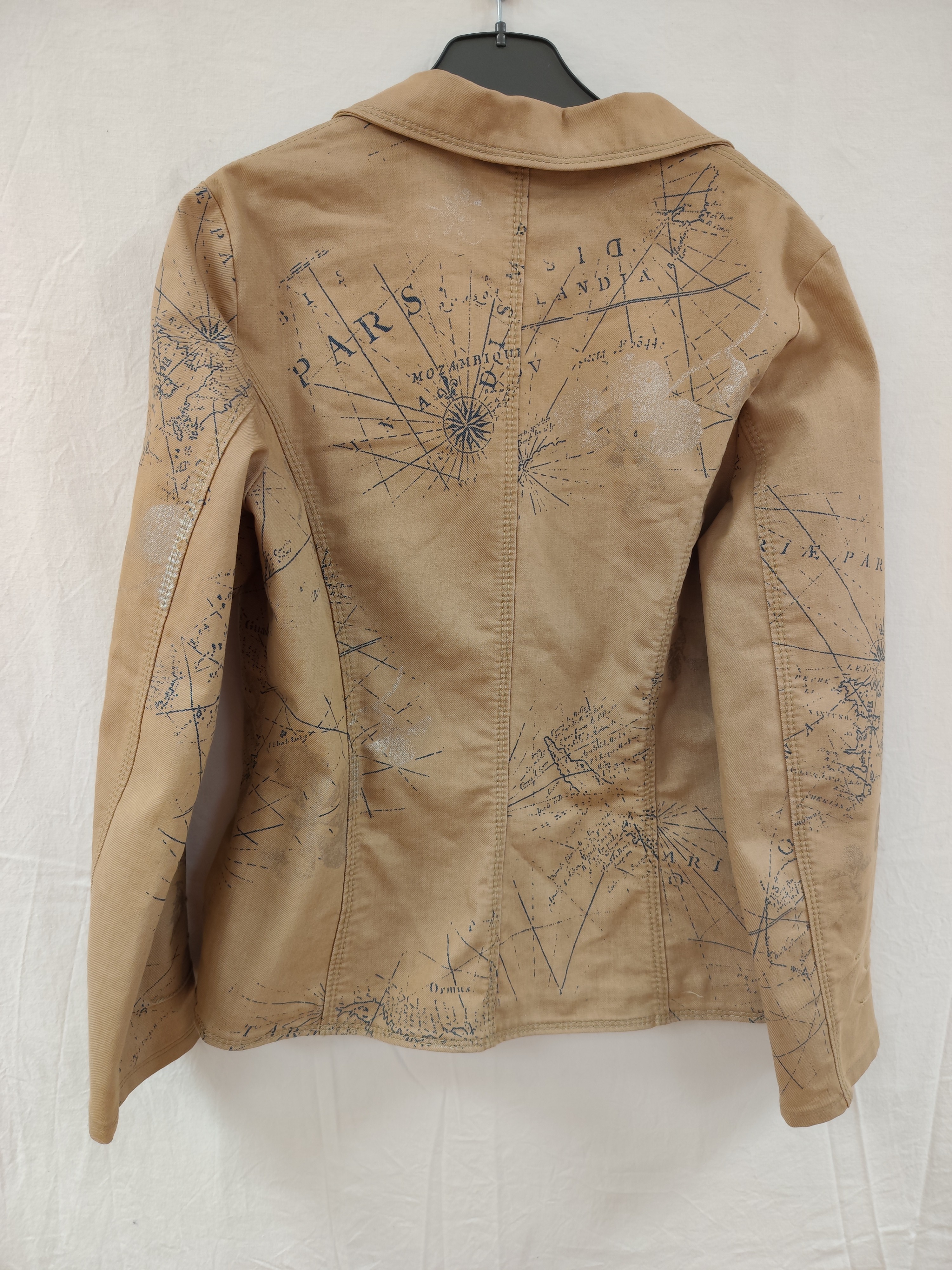 Veste de tailleur / Blazer ajusté style "Saharienne" urbaine Taille 40 Très bon état - Vue 16 - 