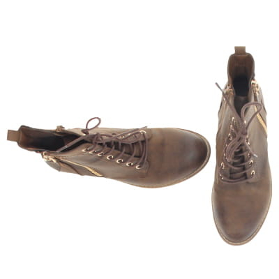 Bottines marron à talons 4 cm - femme - Gémo - pointure 36 - Photo 1