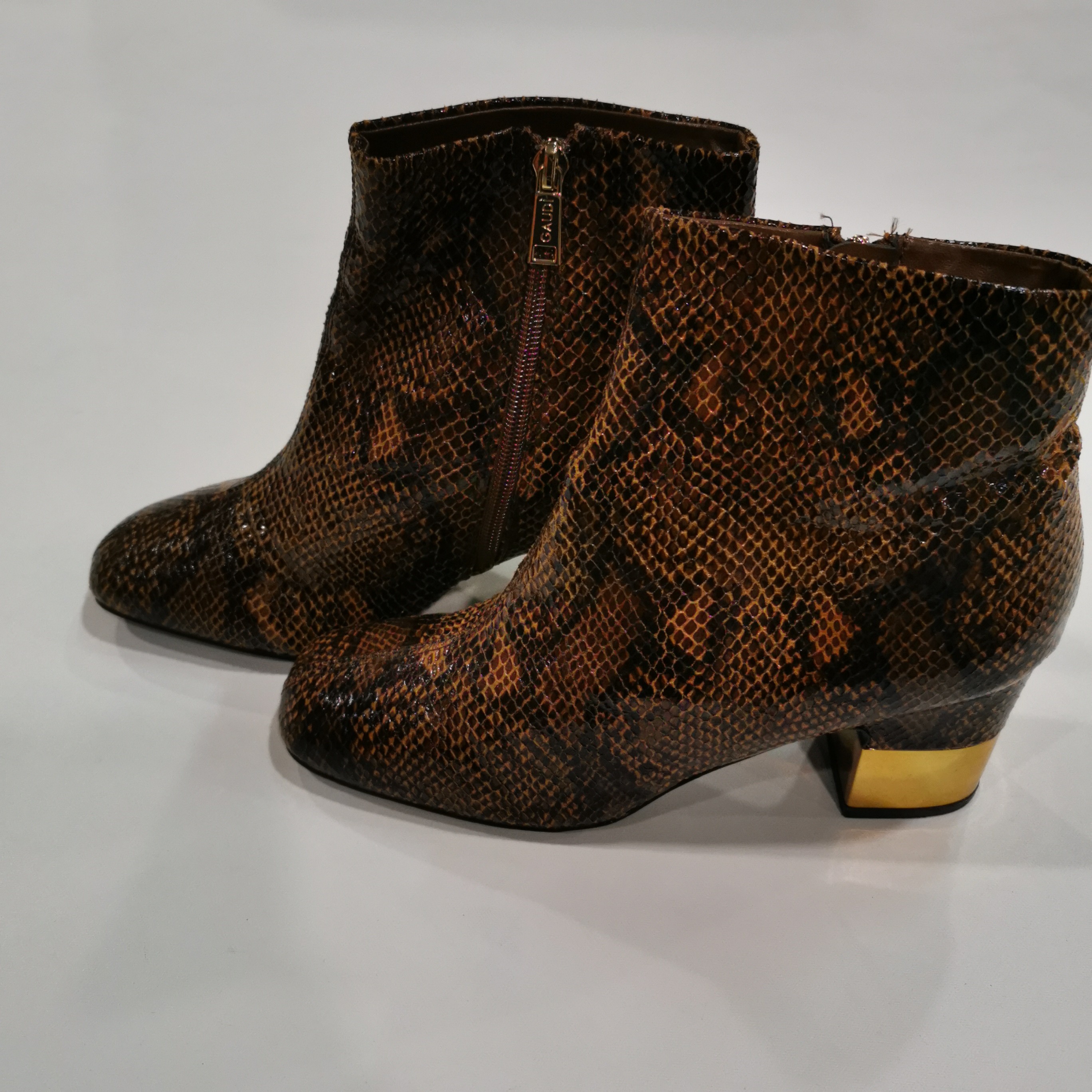 Bottines imprimé serpent - GAUDI - 40 - Photo 1