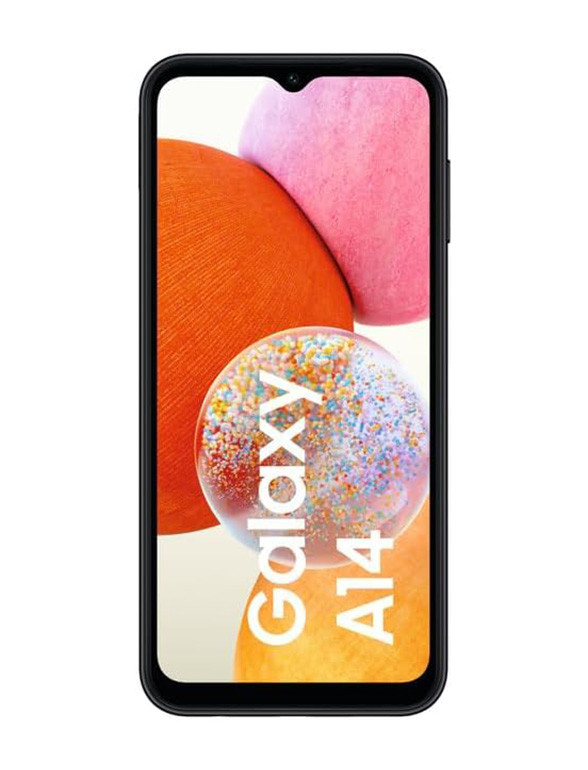 Samsung Galaxy A14 - 64 Go - Bon état - Noir - Batterie testée État correct - Vue 2 - 