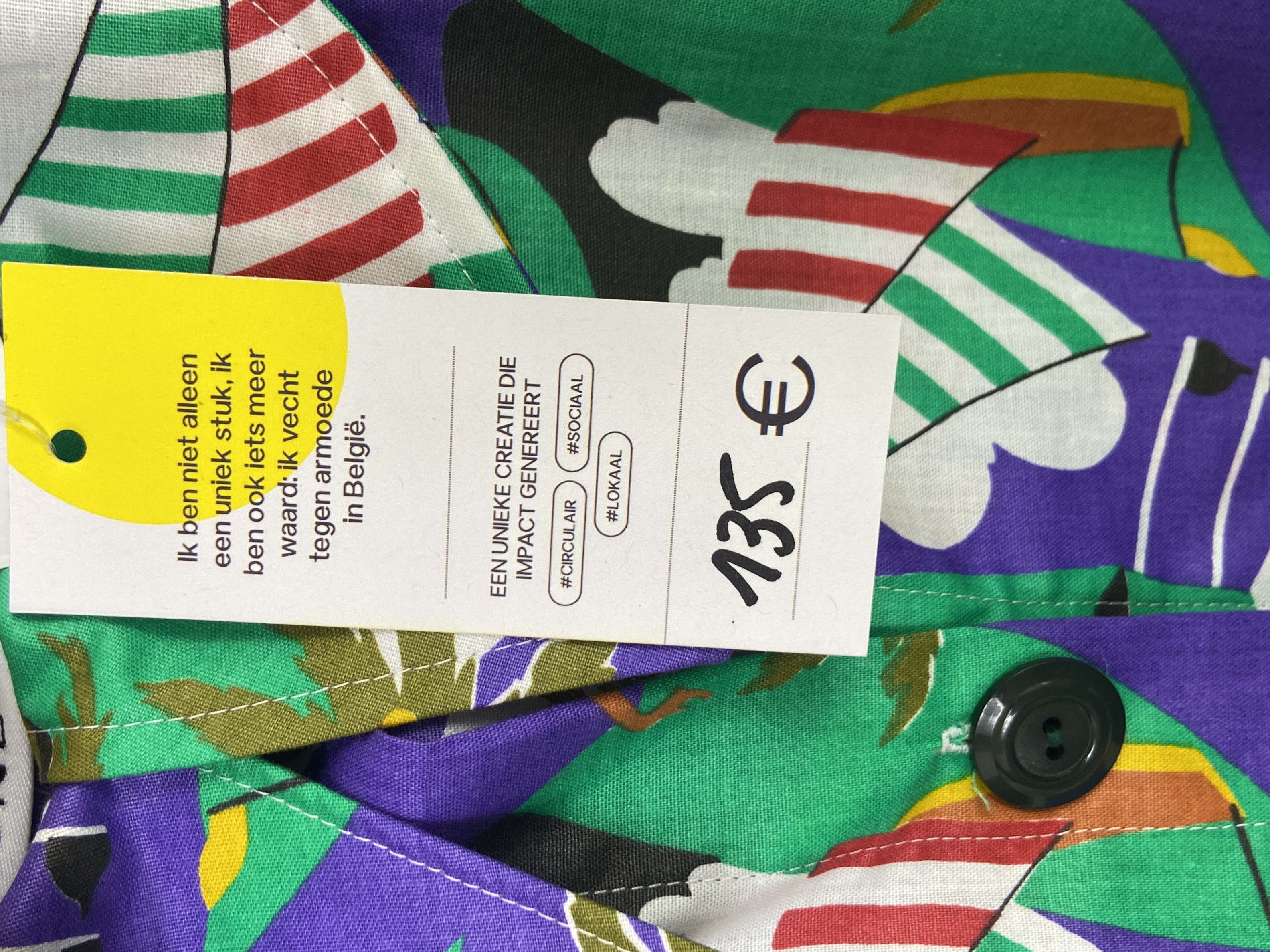 Chemise veste motifs colorés Label jaune 🌴 - Photo 5