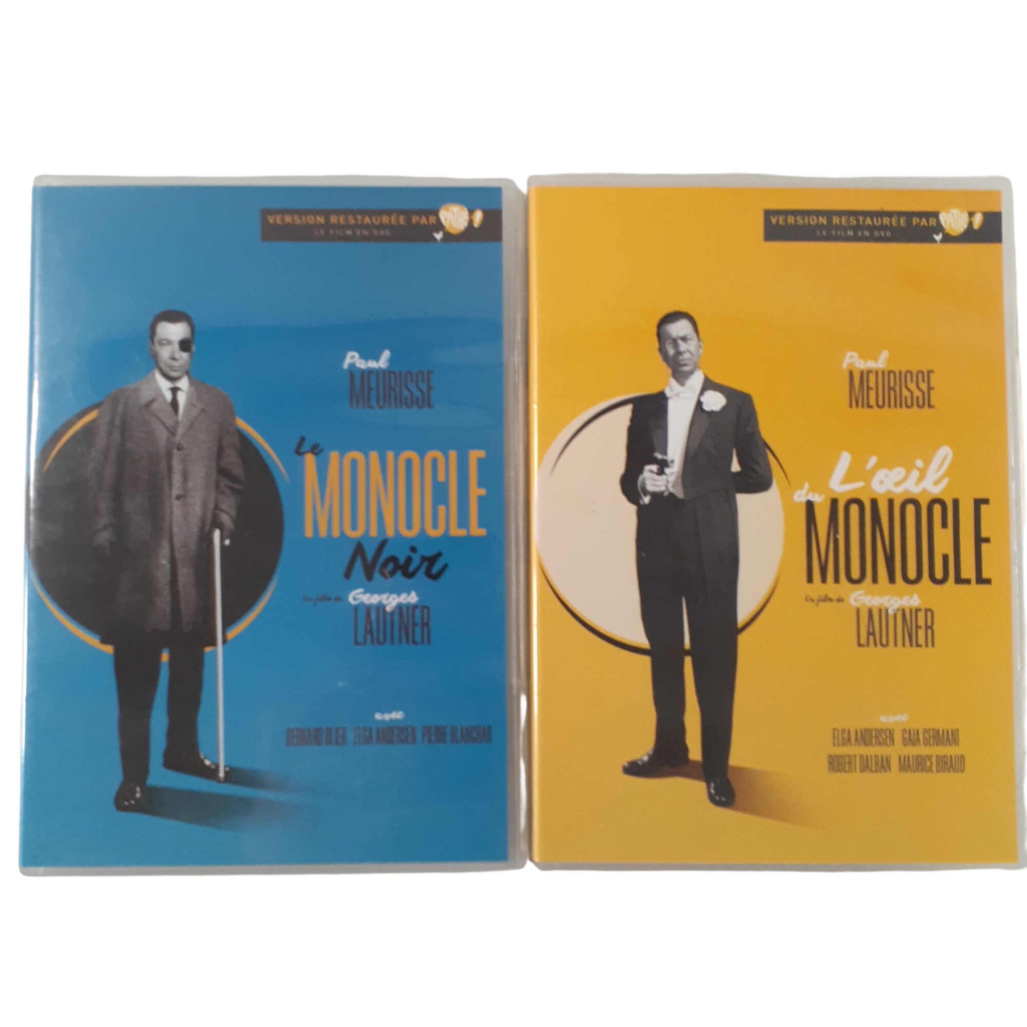 Acheter Lot de 2 DVD Le Monocle noir + L'Œil du Monocle – Paul Meurisse - Georges Lautner Très bon état - 18,00 € Lot de 2 DVD Le Monocle noir + L'Œil du Monocle – Paul Meurisse - Georges Lautner Très bon état - reconditionné disponible sur Label Emmaüs