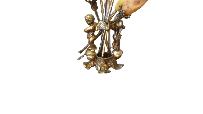 Lot de 8 fourchettes à pics pour escargots - Bon état - Photo 11