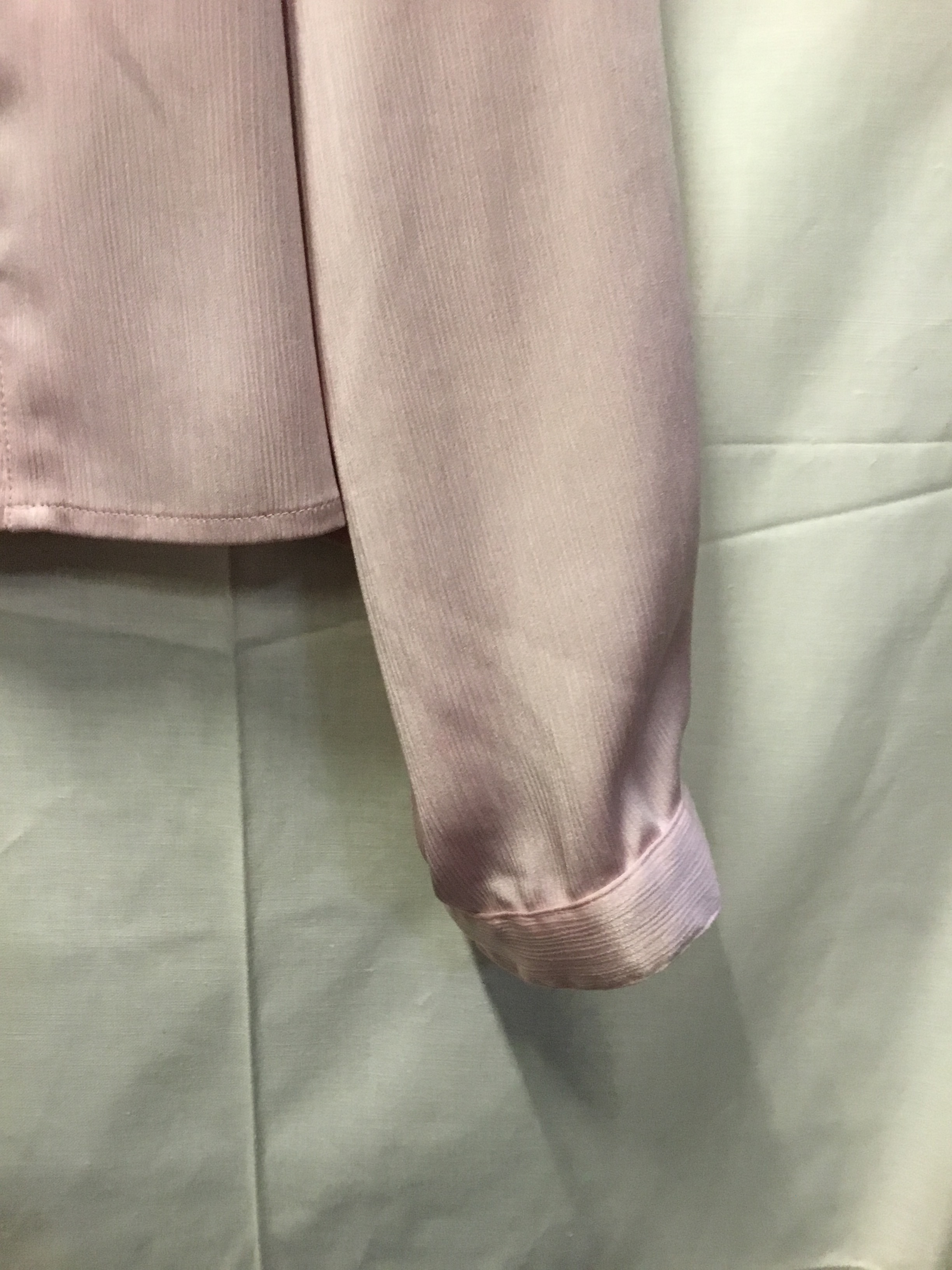 Chemisier « un jour ailleurs » à manches longue rose pâle taille 44 Très bon état - Vue 2 - 