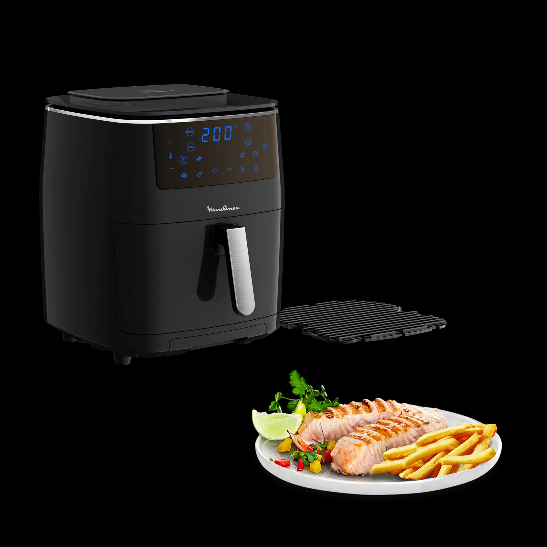 MOULINEX Friteuse sans huile Easy Fry & Steam 3 en 1 AL201810R - Très bon état - Photo 2