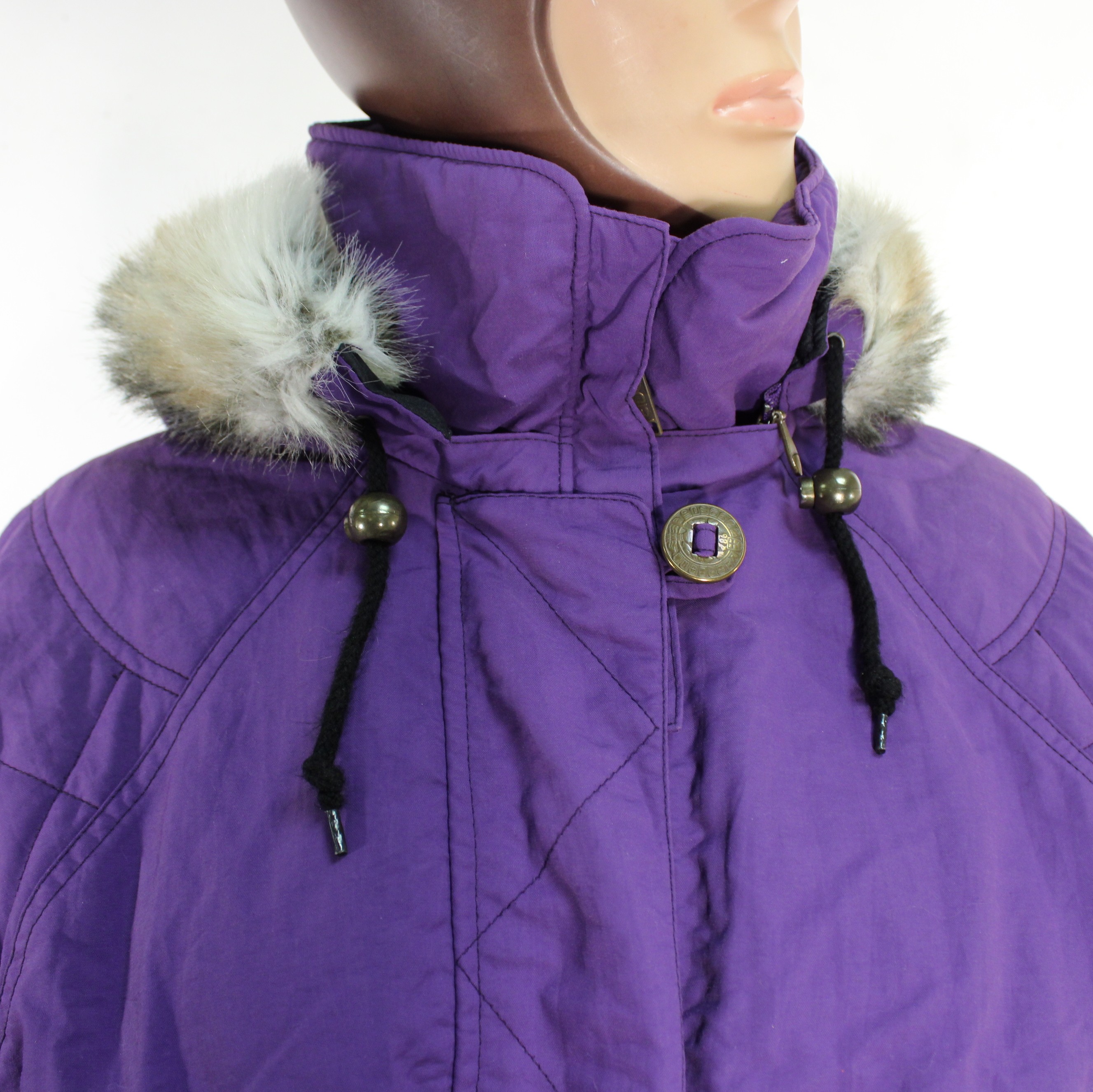 Blouson Femme Violet Vintage EIDER Taille 42 Bon état - Vue 4 - 