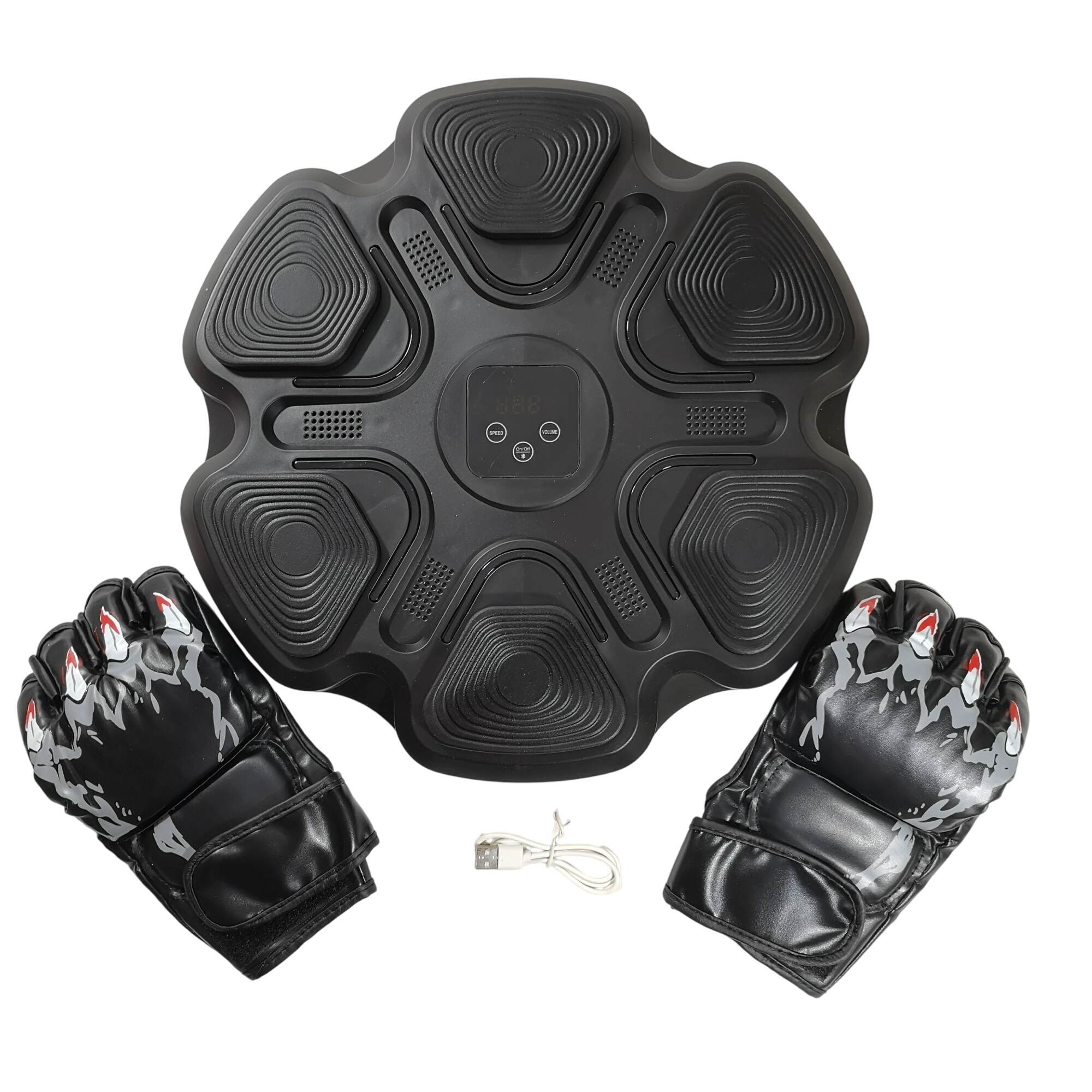 Machine de boxe musicale avec gants Très bon état -  reconditionné disponible sur Label Emmaüs