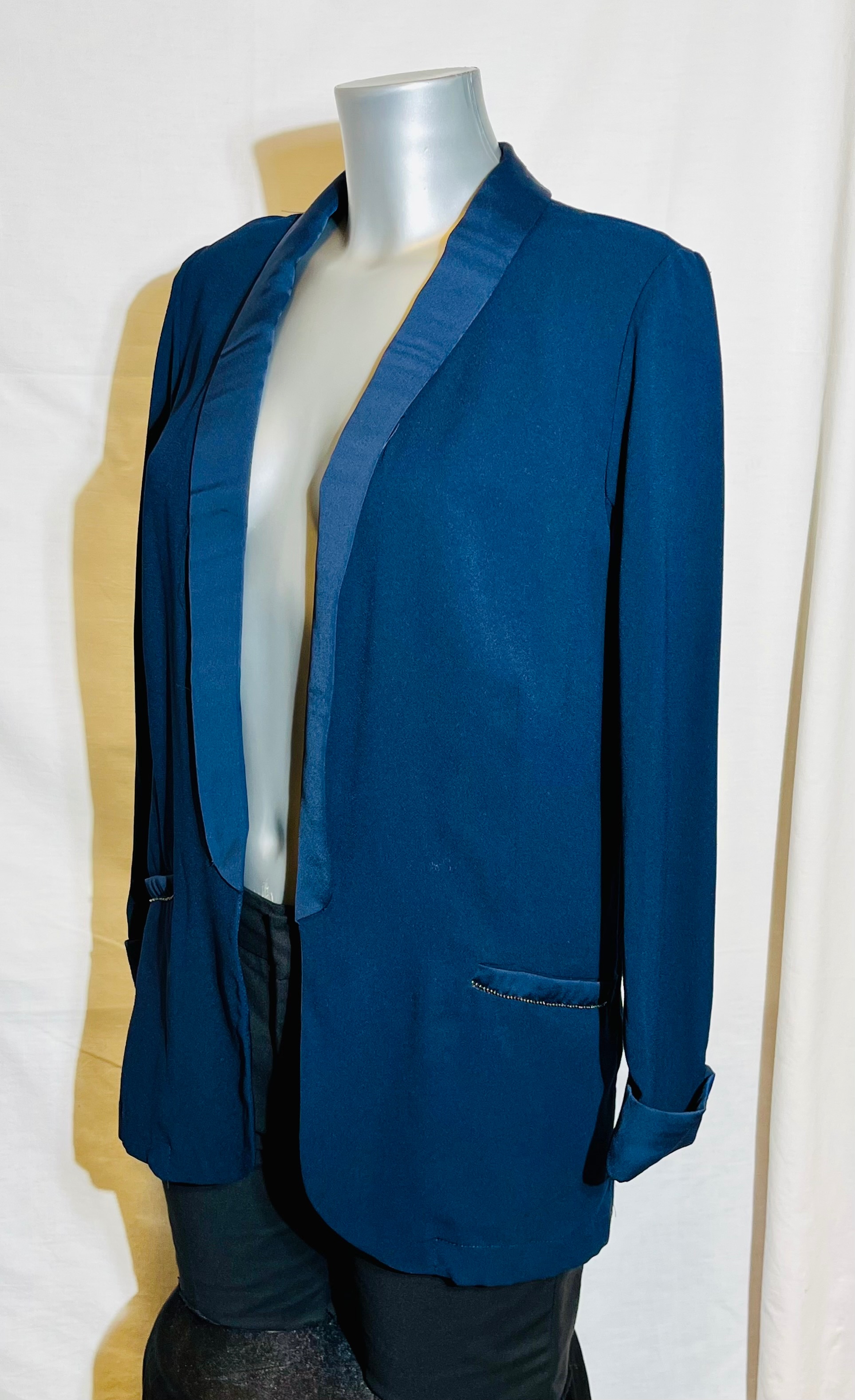 Veste smocking Neuve Grace & Mila TM- Marine- fluide - Photo 1