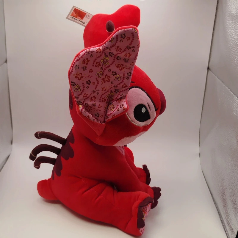 Peluche Stitch rouge 33 cm Disney doudou collection kawaii Très bon état - Vue 4 - 