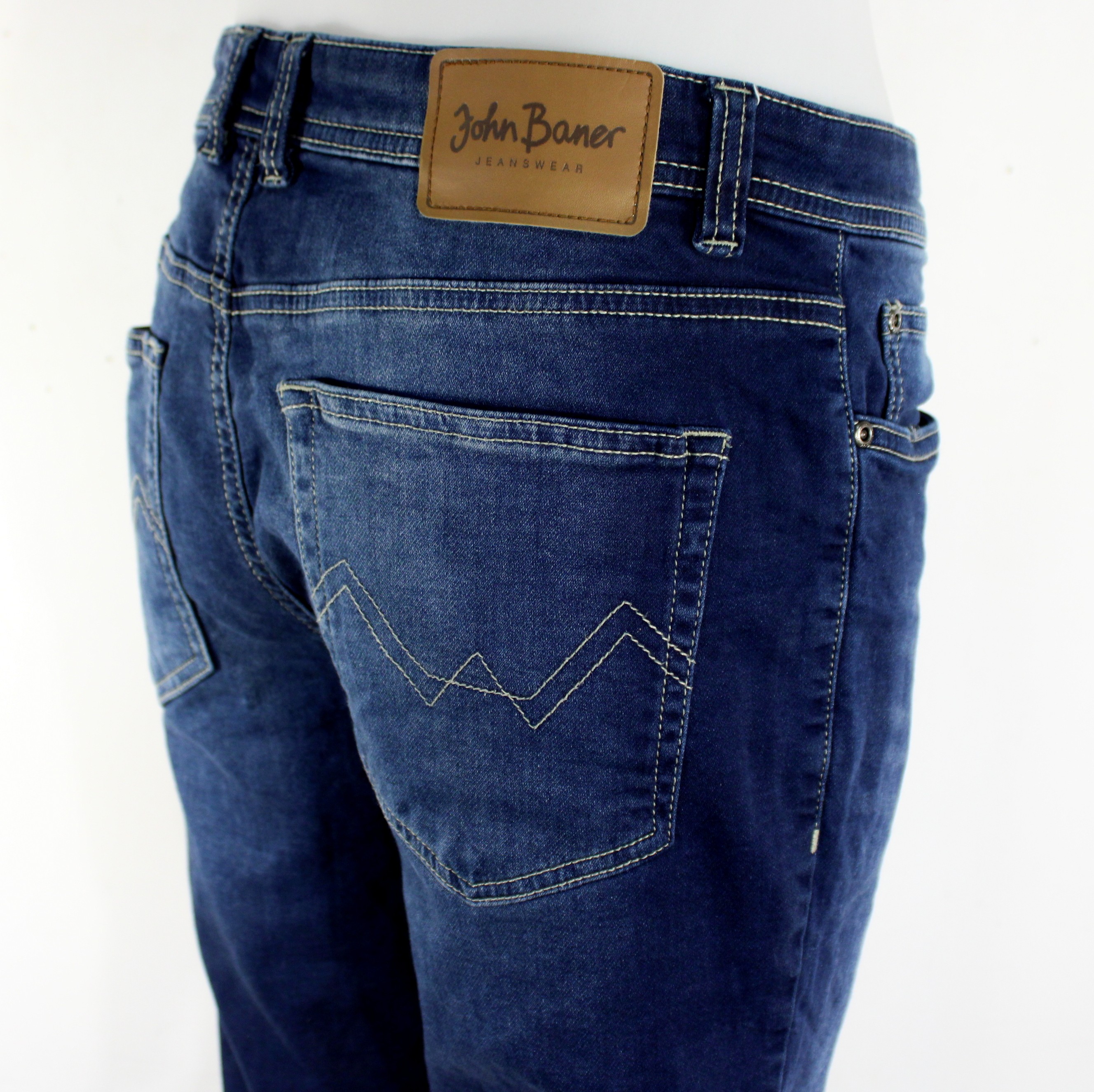 Short Jean's Bleu Homme JOHN BANER Taille 42 - Photo 1