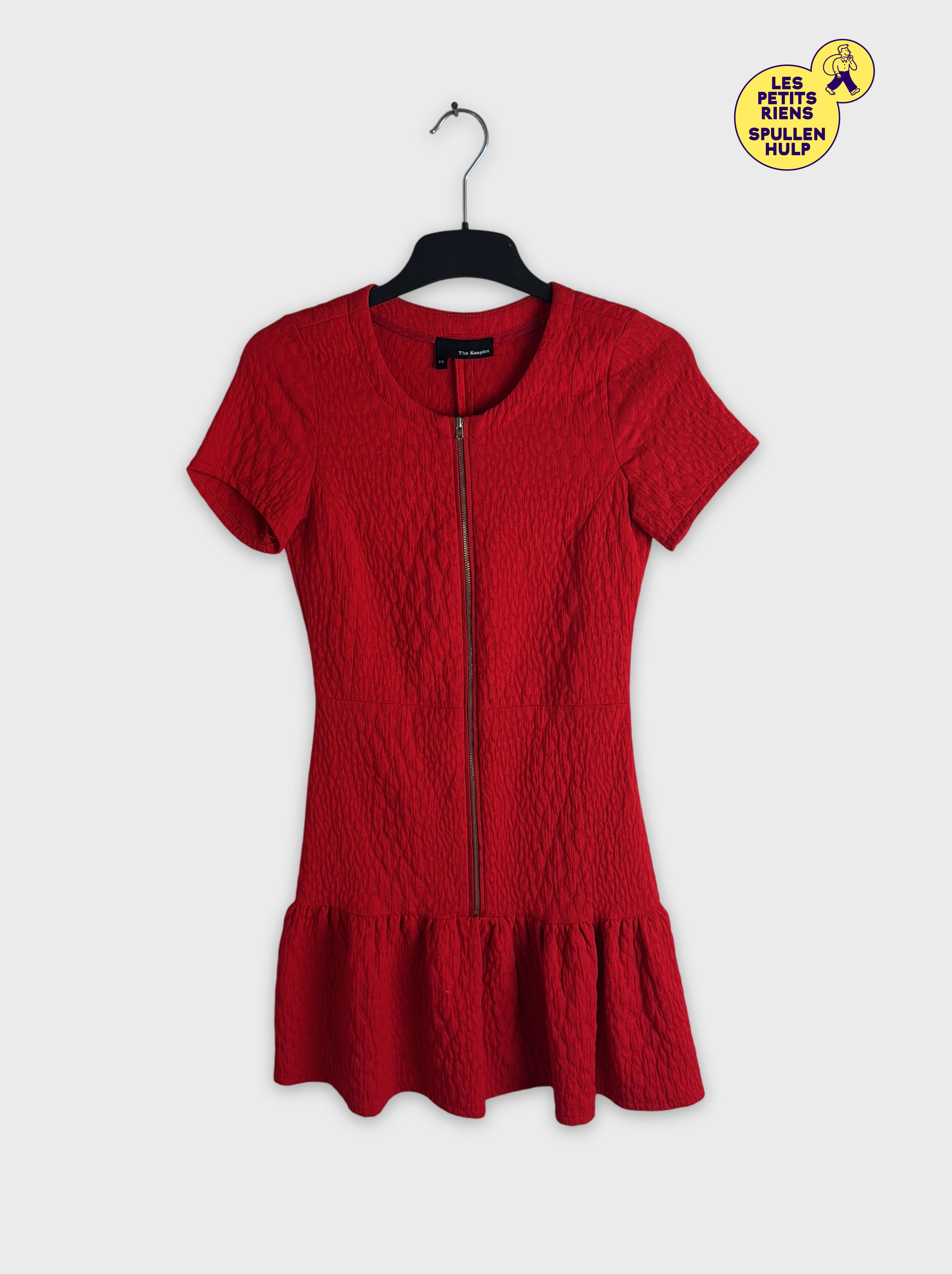 Robe rouge The kooples XS 34 💛 Très bon état -  reconditionné disponible sur Label Emmaüs