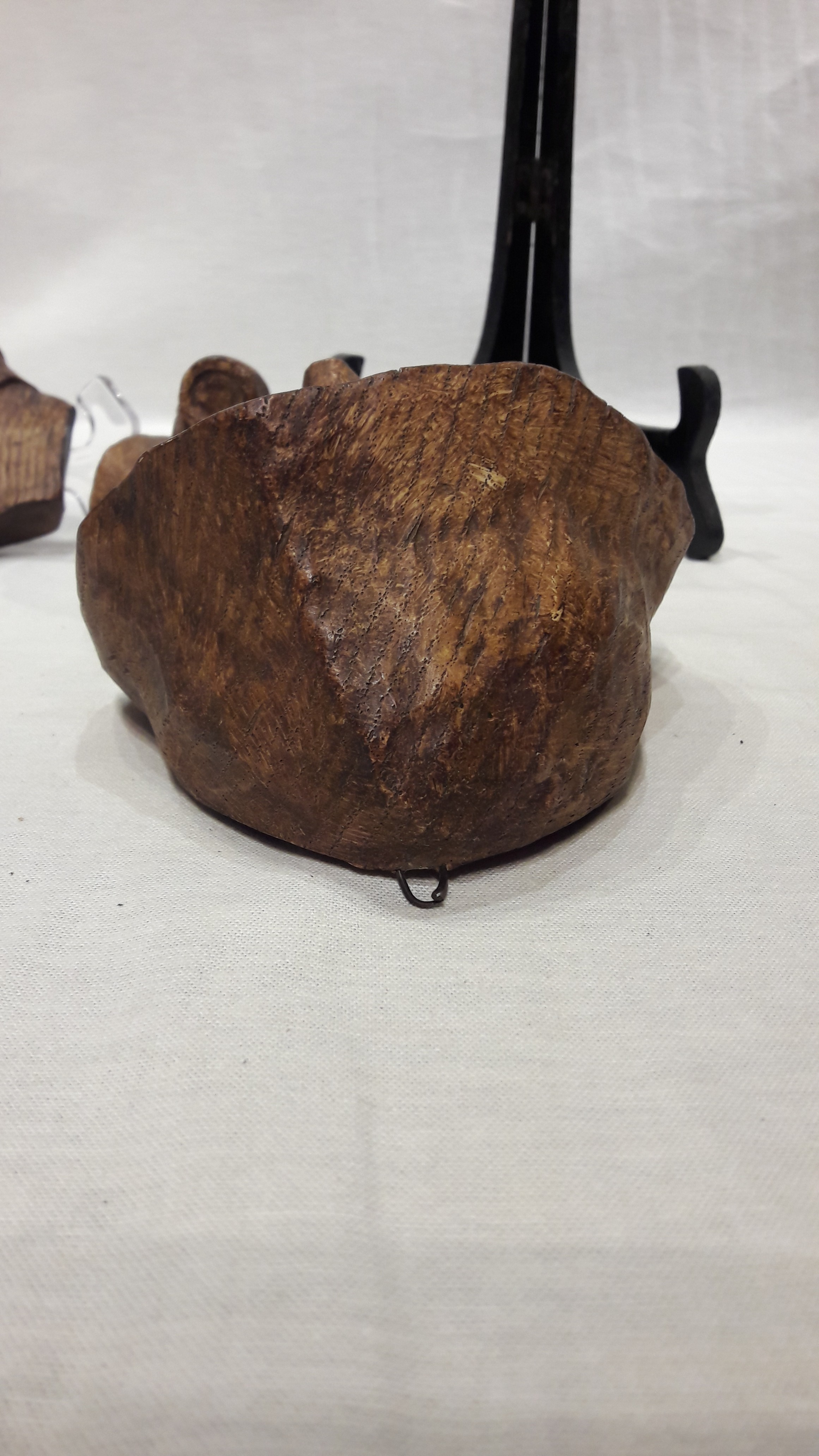 Décoration en bois d'un pêcheur et d'une vieille dame - Photo 5