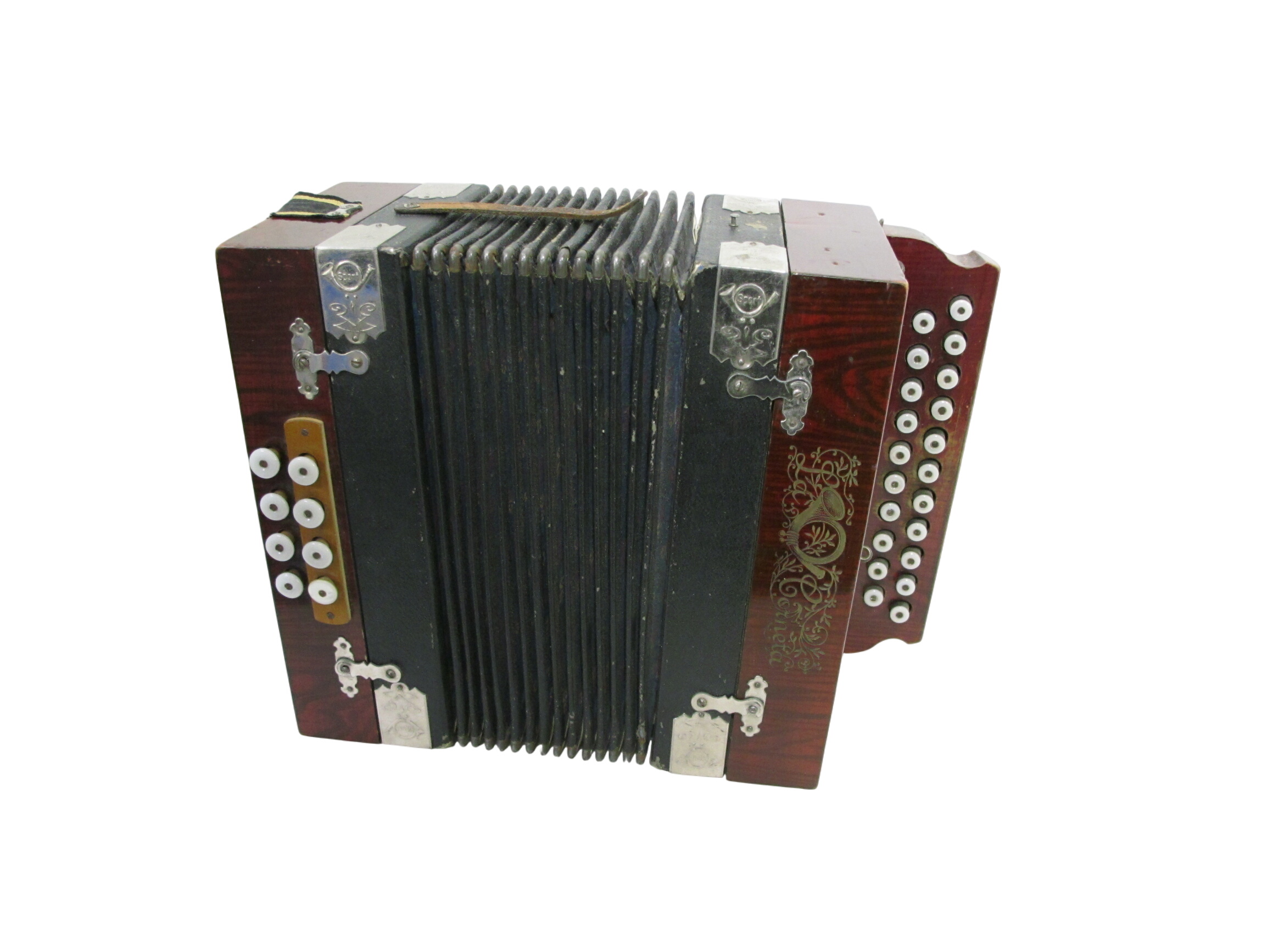 Accordéon diatonique ancien de la marque corneta - Photo 0