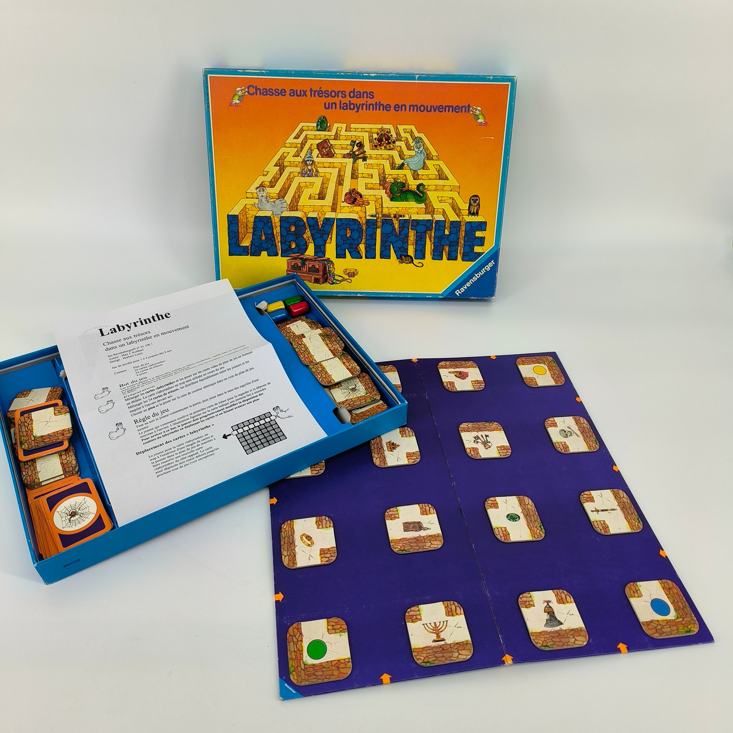 Jeu de société-Labyrinthe-vintage-Ravensburger-1986-à partir de 8 ans  - Vue 4 - 