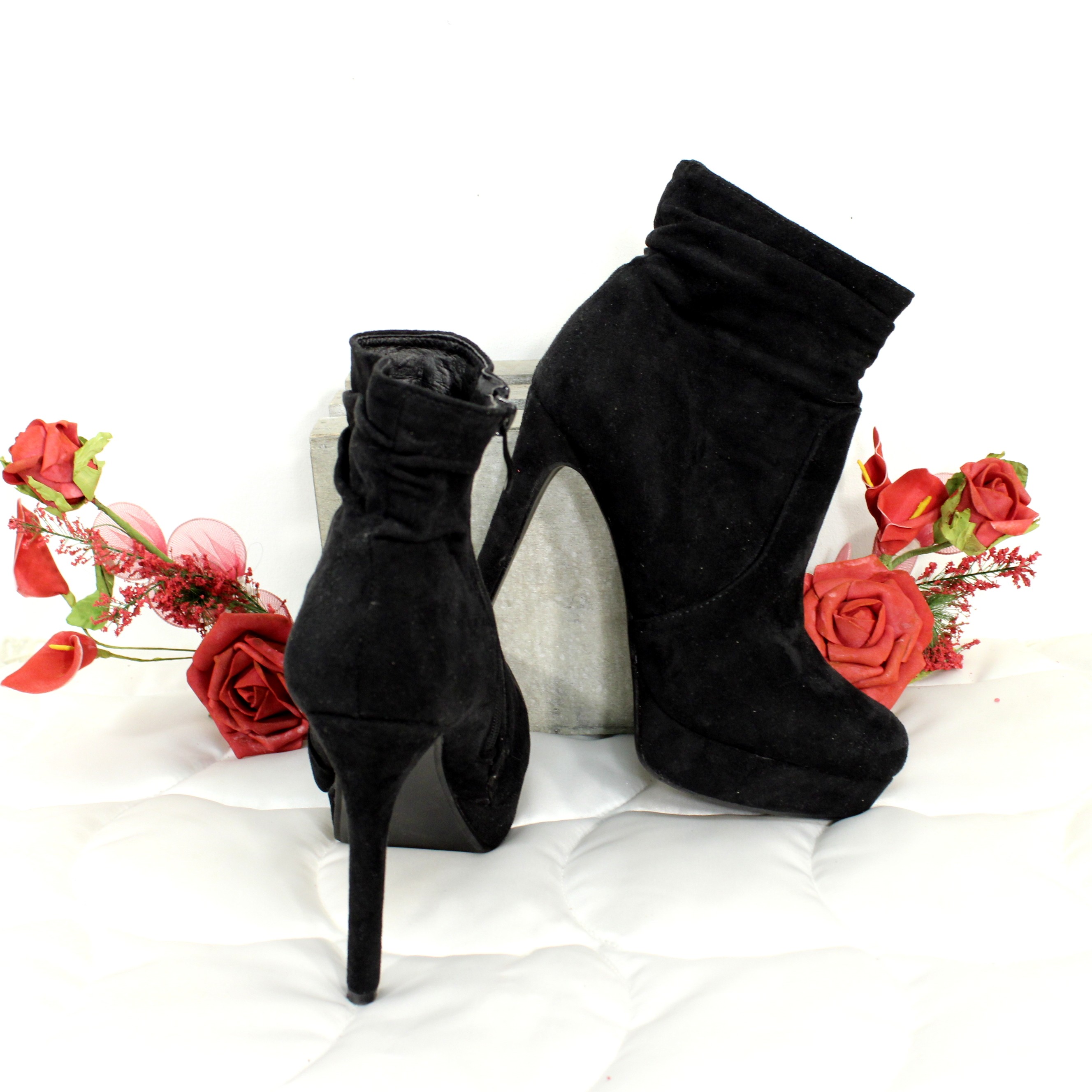 Bottes Femme Noire LAURA MODE 37 - Photo 5