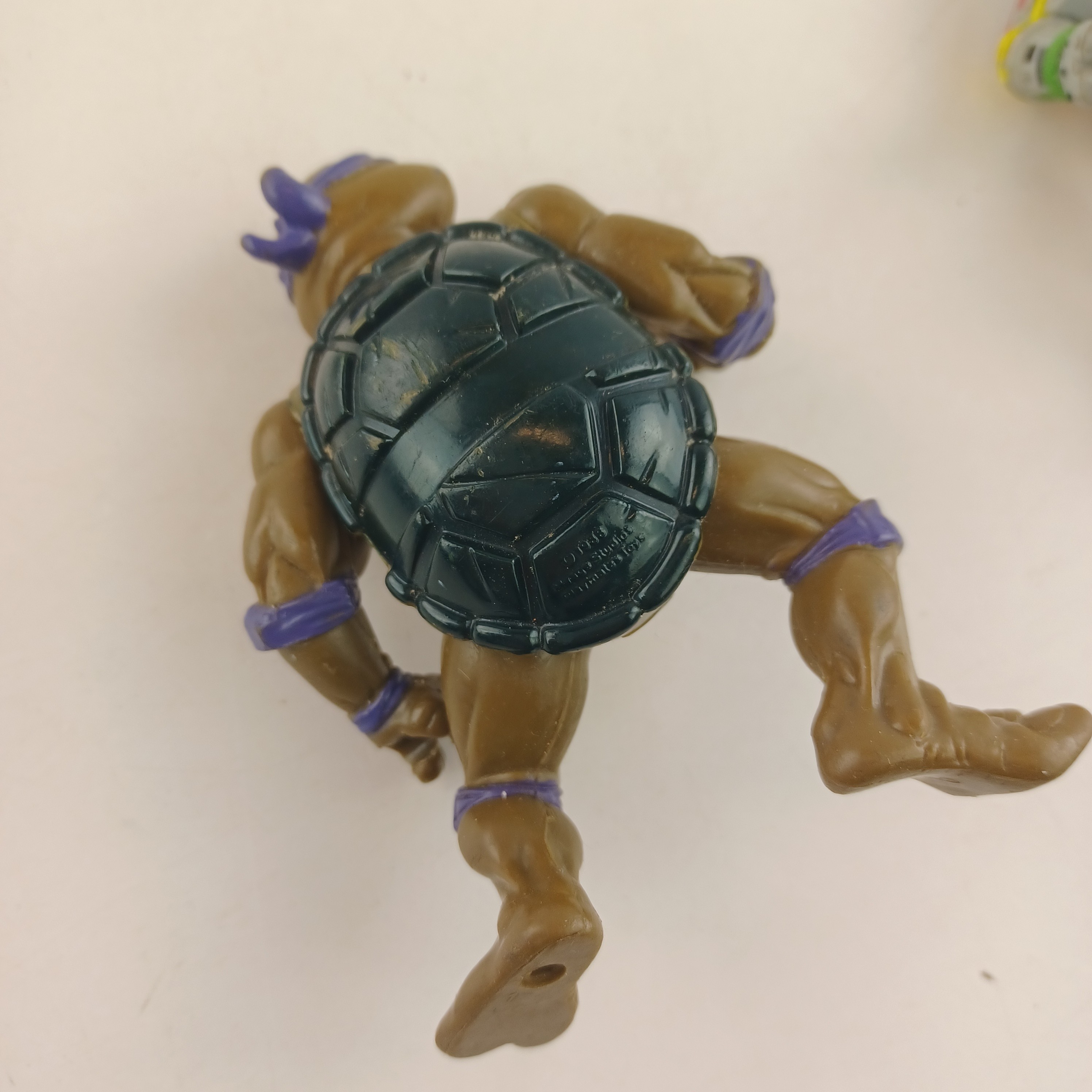 Lot de 3 figurines tortues ninja de la première série, Playmates toys et Mirage Studios de 1988 à 1992 Très bon état - Vue 5 - 