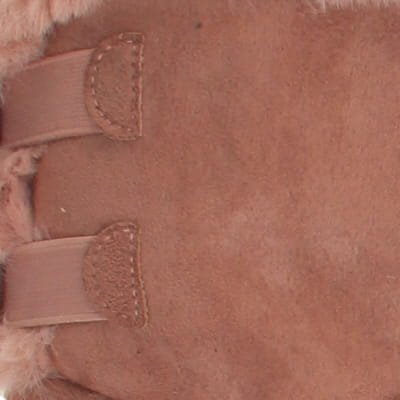 Bottines rose en velours ras et fausse fourrure - femme - pointure 39 - Photo 3