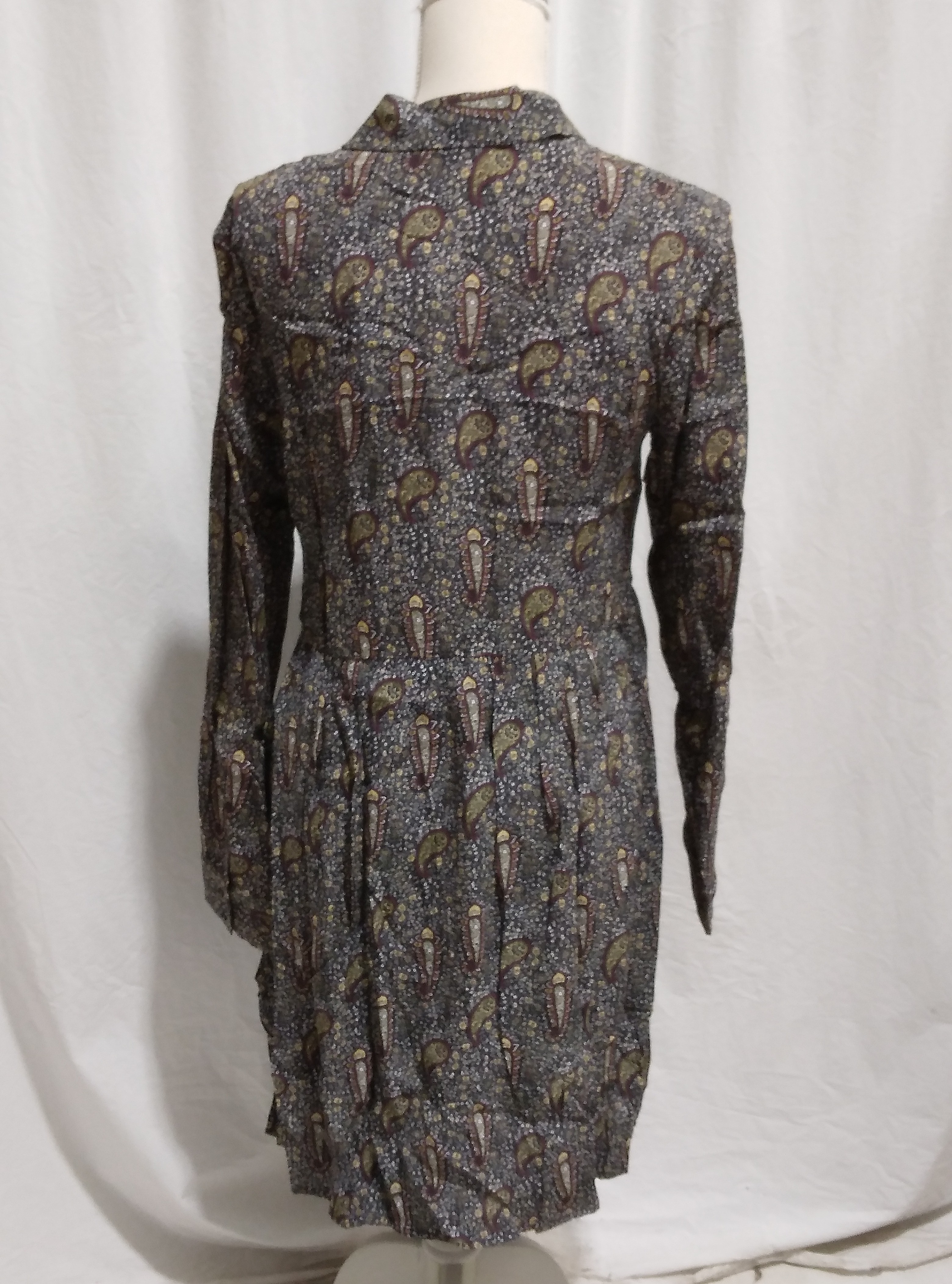 Robe chemise imprimé fleurs multicolore, (Modèle déposés), Marie Sixtine - M Comme neuf - Vue 3 - 