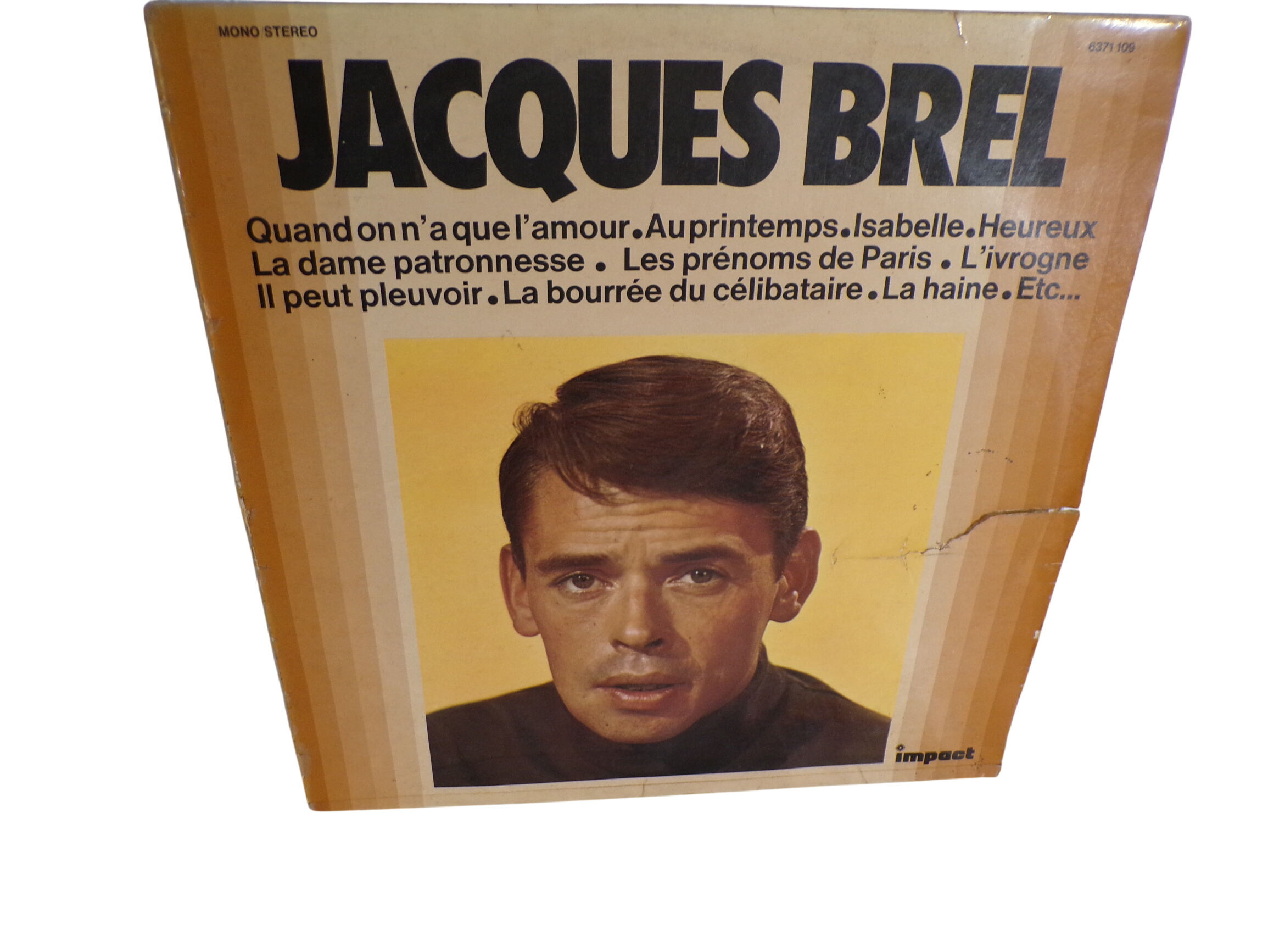 Acheter Vinyle Jacques Brel Bon état - 12,00 € Vinyle Jacques Brel Bon état - reconditionné disponible sur Label Emmaüs