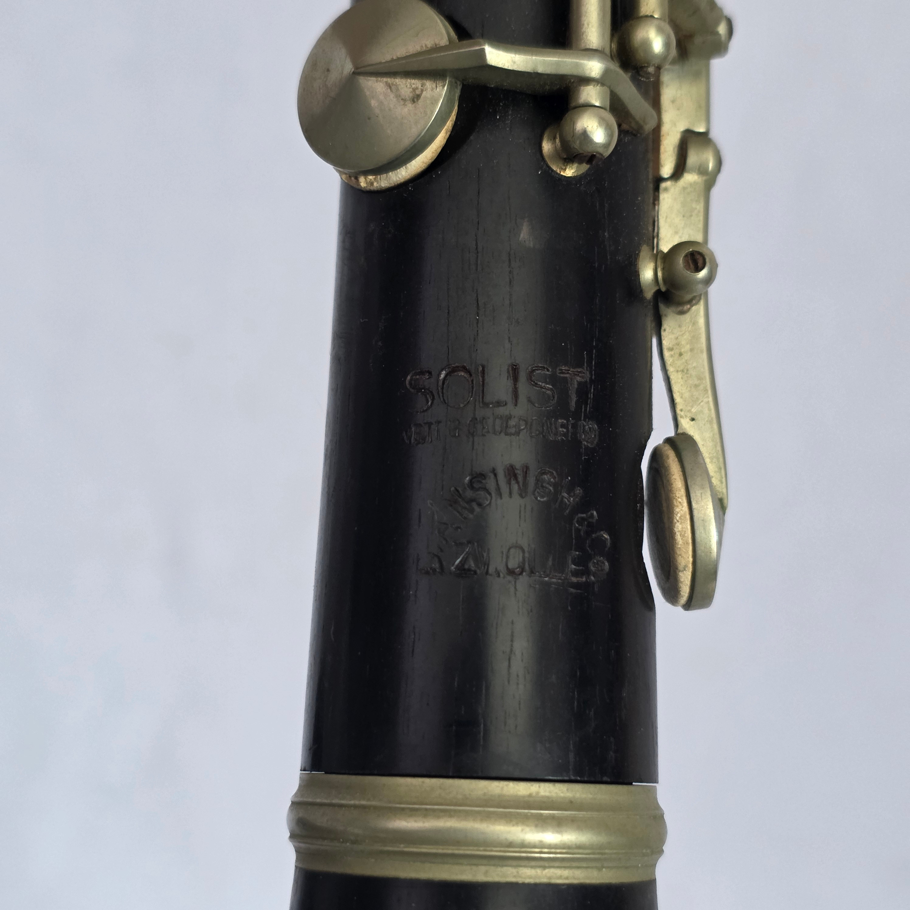 Clarinette ancienne de marque « Solist » Bon état - Vue 3 - 