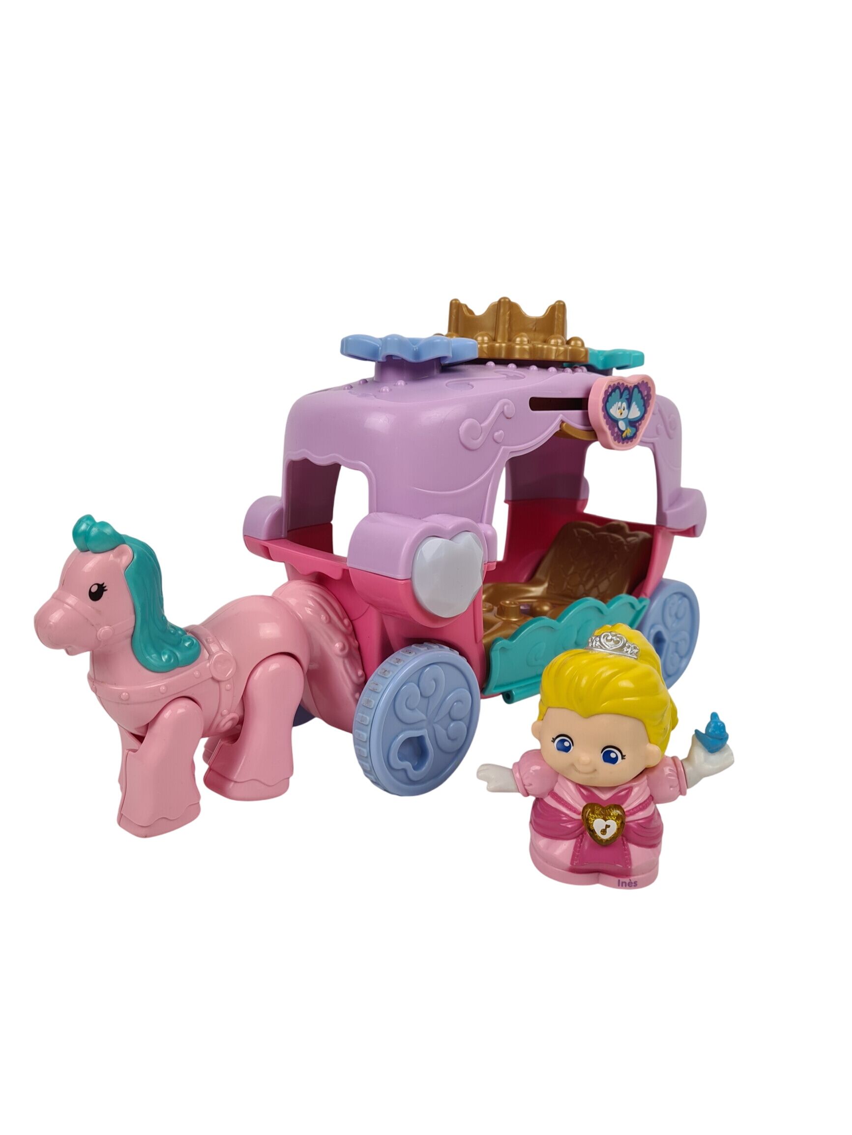 Figurine - Carrosse magique et princesse Inés - Tut Tut Copains - Vtech - 35 cm - Photo 0