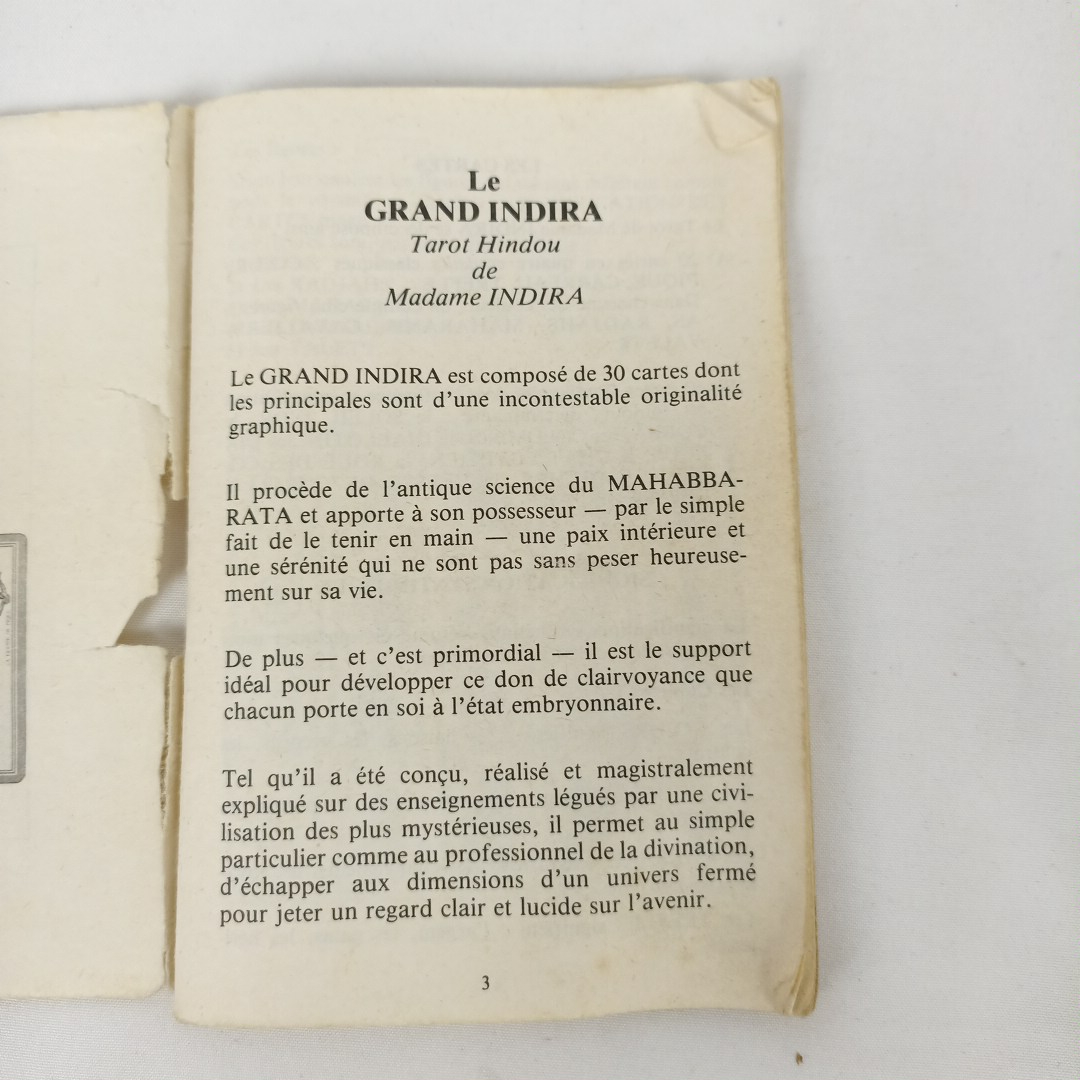 Grand Indira Tarot Hindou de Mme Indira - Photo 6