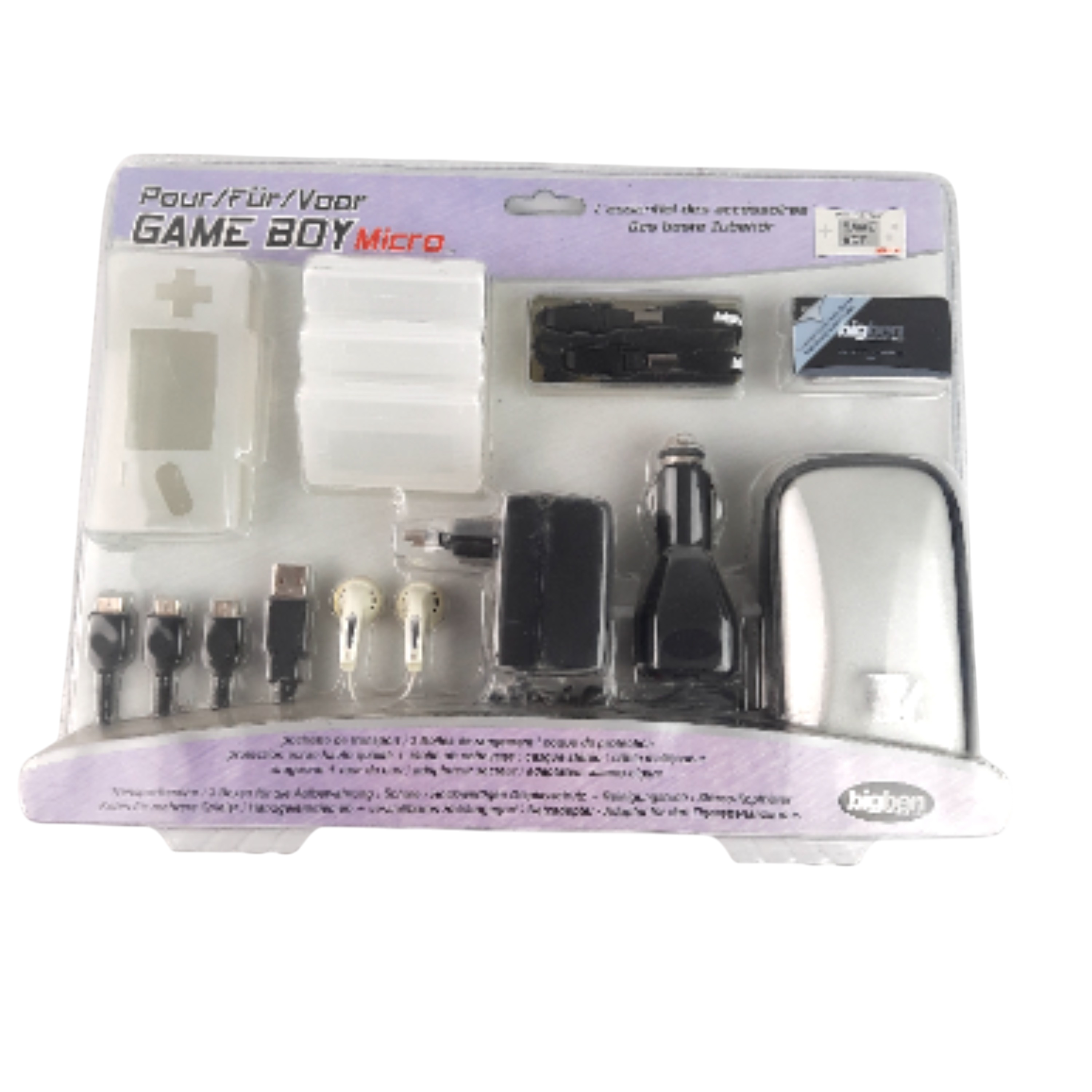 La solution complète pour recharge, communication, transport et protection de console Game Boy micro - Photo 0