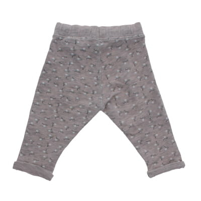 Legging rose gris chiné imprimé - Fille - OBAÏBI - Taille 6 mois - Photo 1