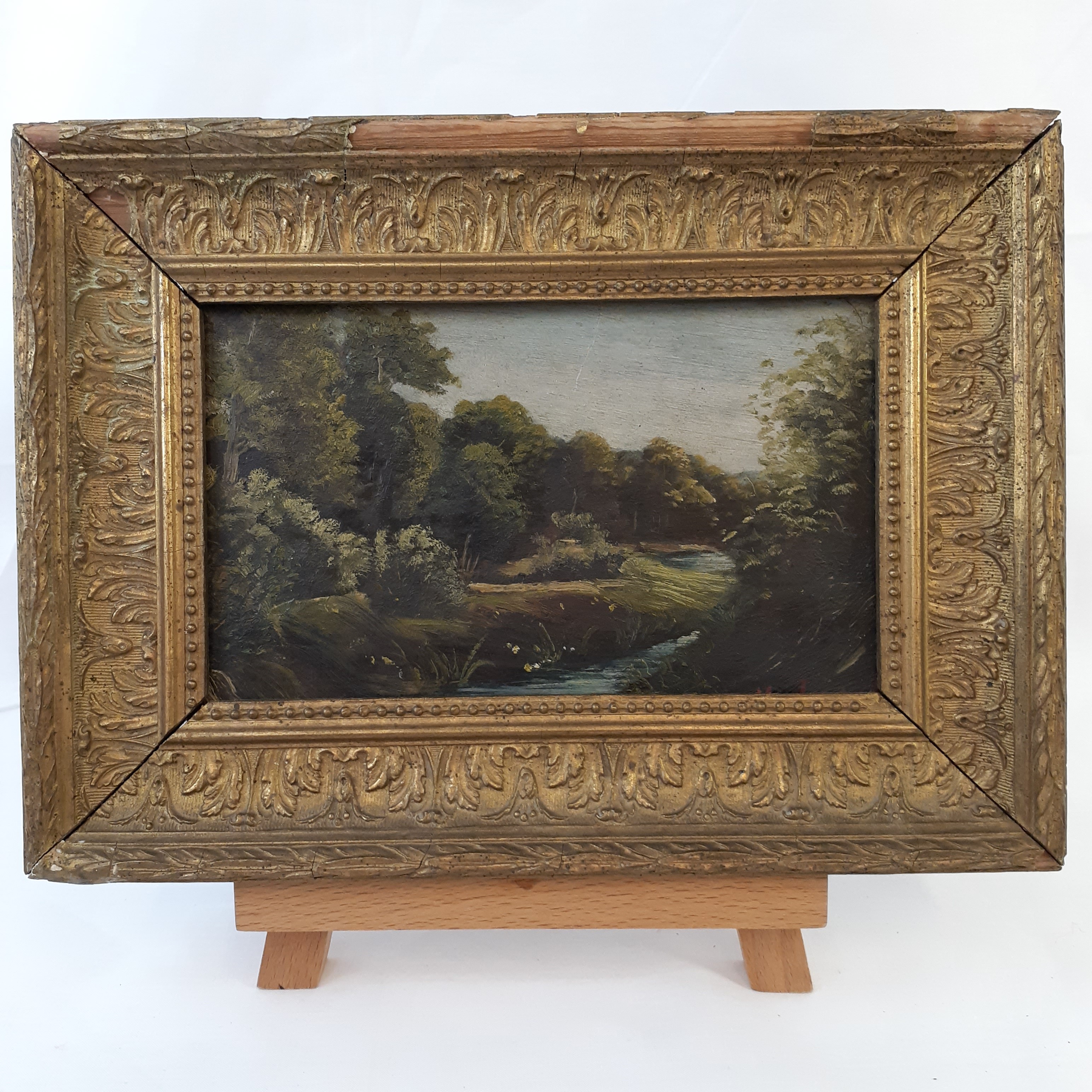 Voir photo 9 de Peinture sur panneau de particules M.Jacobs Peinture sur panneau de particules M.Jacobs Bon état - Vue 9 -