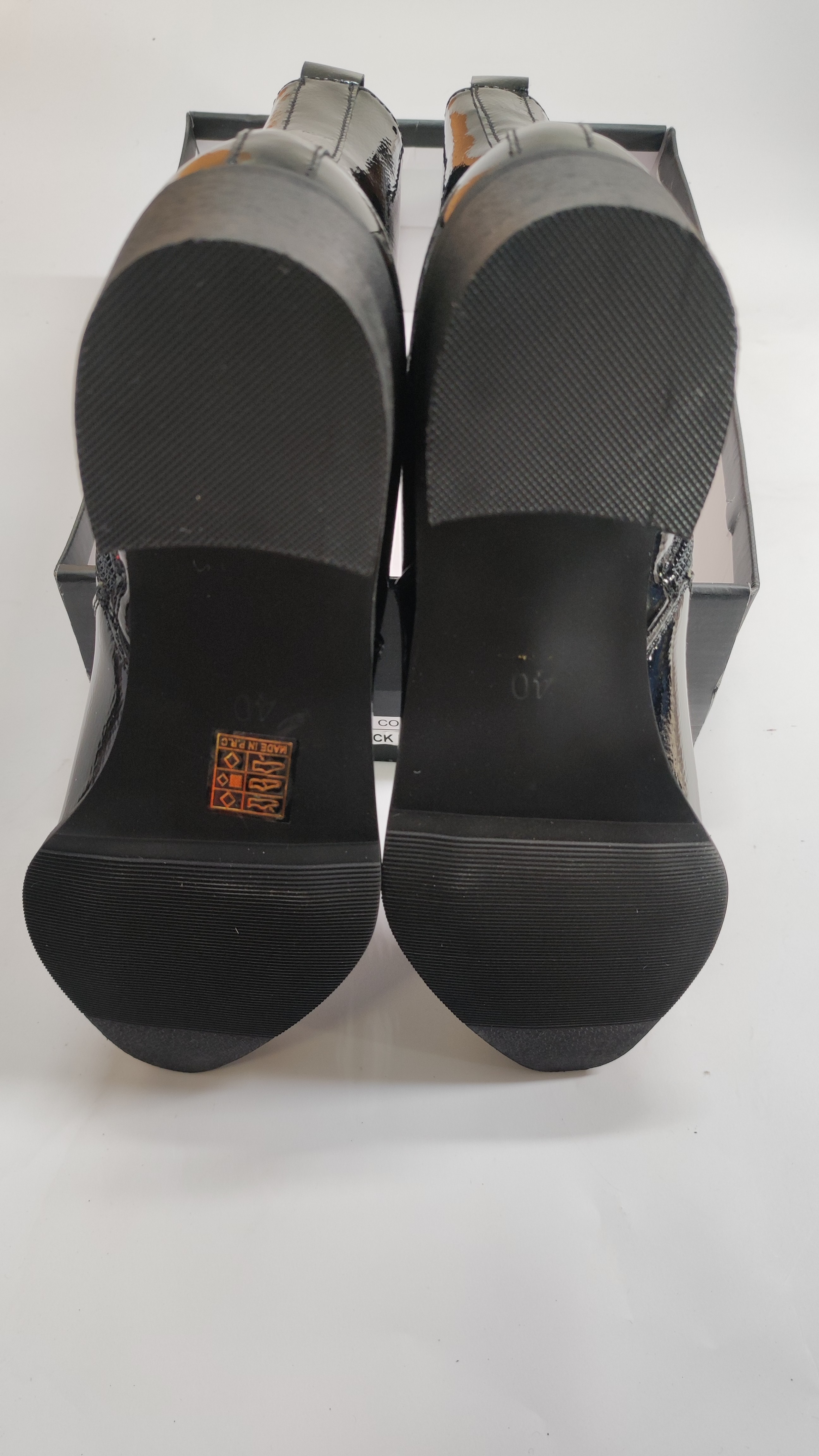 Bottines noires vernies T40 neuves - Photo 2