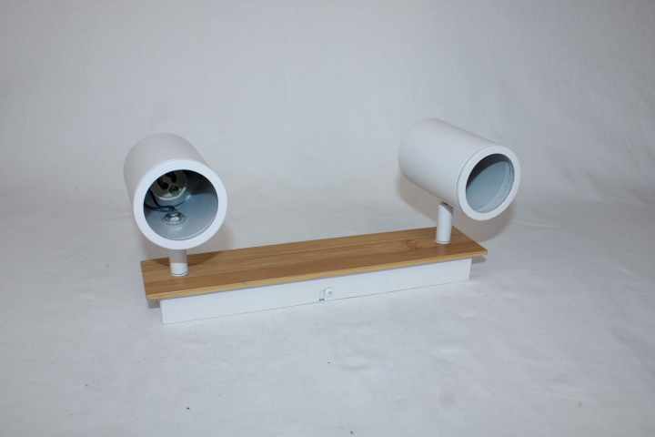 Applique murale - 2 spots orientables blancs - Photo 1
