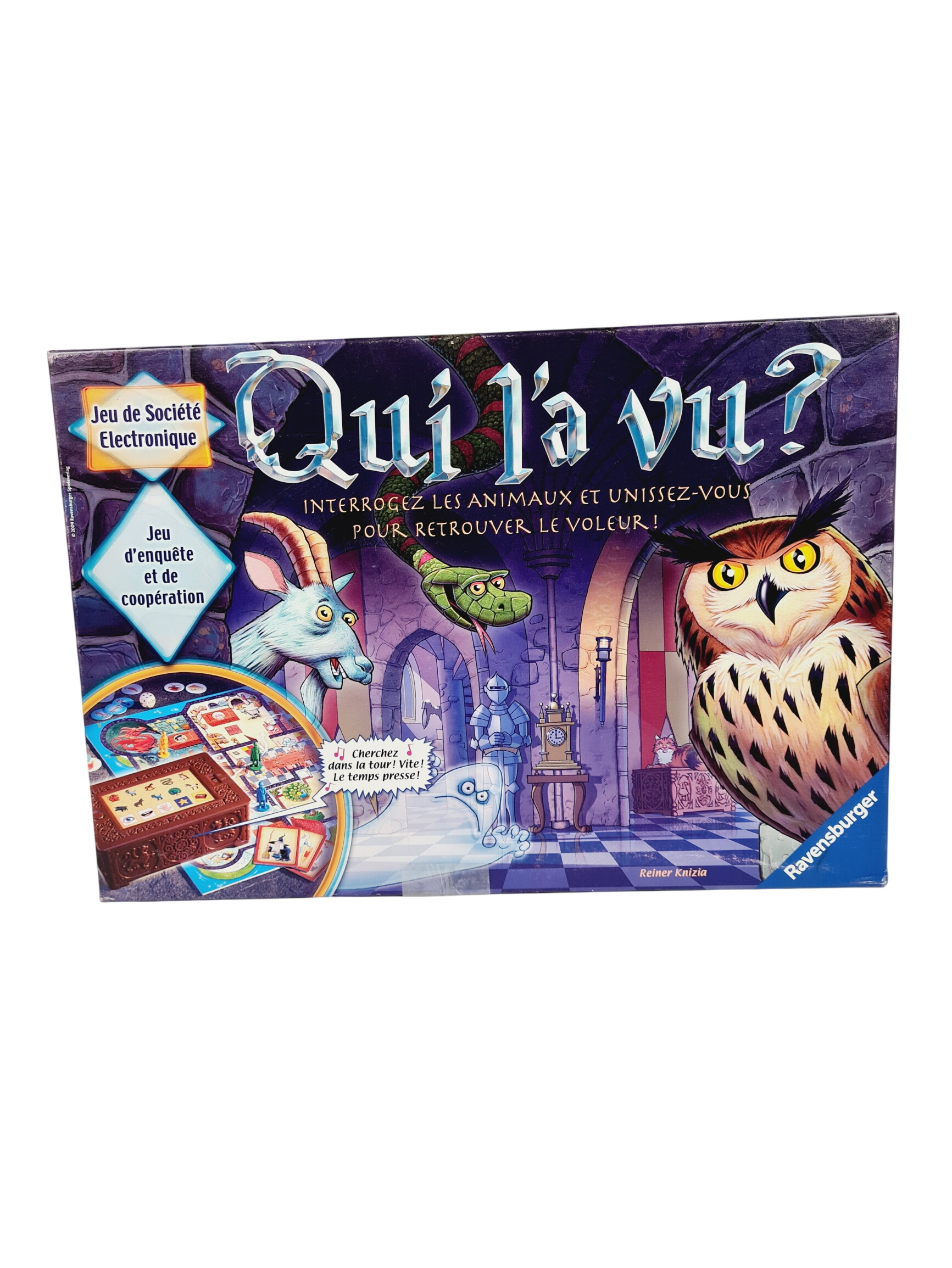 Jeu d'enquête et de coopération - Qui là vu ? - Ravensburger - 6 ans + Bon état -  reconditionné disponible sur Label Emmaüs