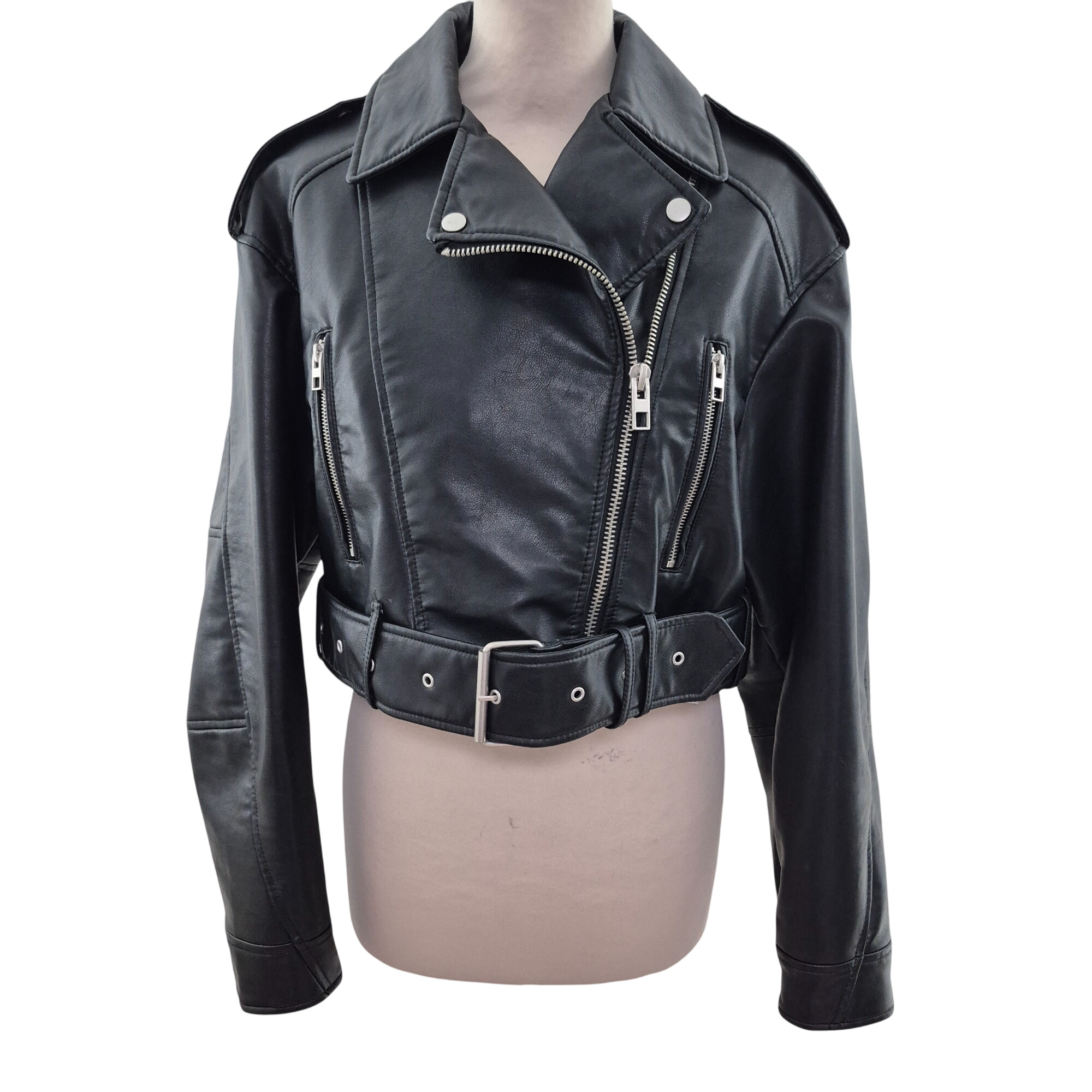 Veste simili cuir - Zara - S - Photo 0