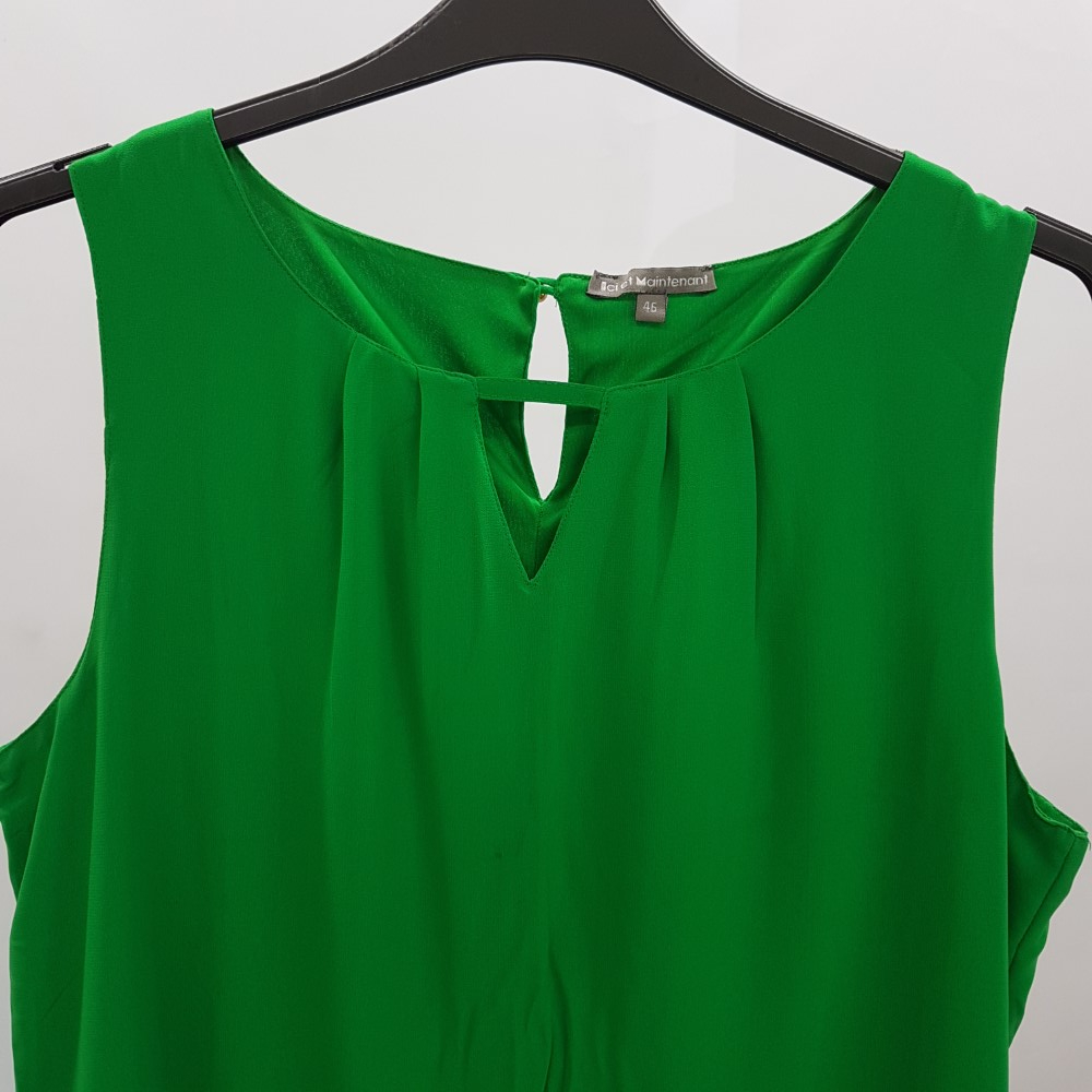 Voir photo 4 de Robe verte - ICI ET MAINTENANT - Taille 46 Robe verte - ICI ET MAINTENANT - Taille 46 Très bon état - Vue 4 -