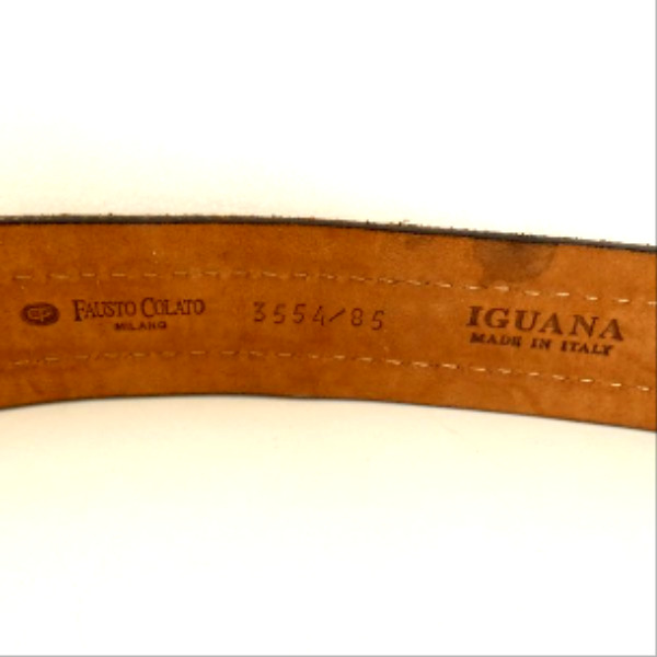 Voir photo 7 de Ceinture Fausto Colato Iguana 104 cm Ceinture Fausto Colato Iguana 104 cm - Vue 7 -