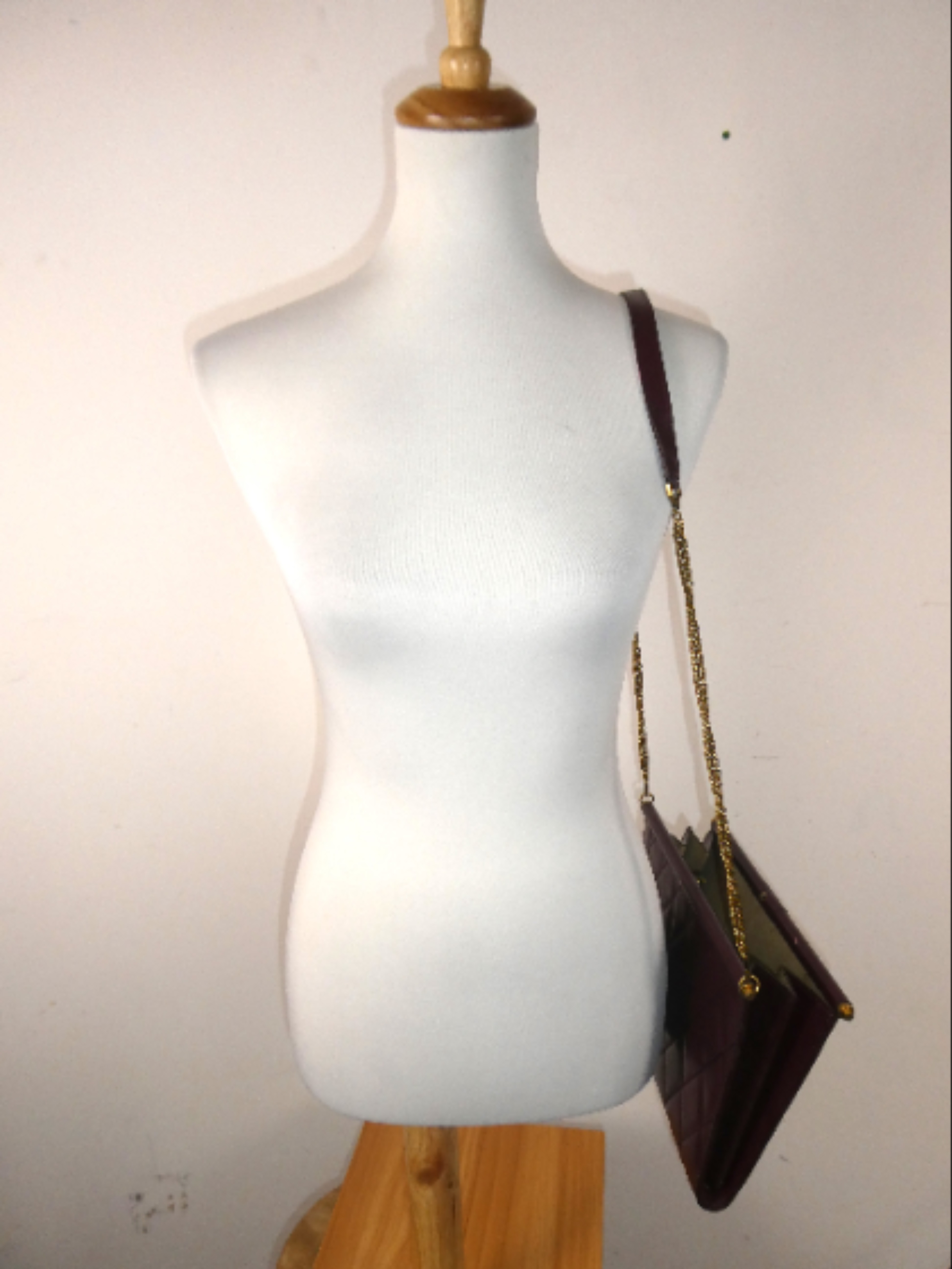 Givenchy Paris - Sac en bandoulière rouge bordeaux - Photo 3