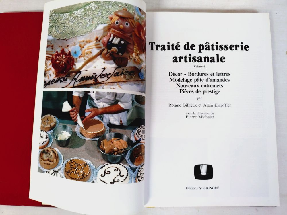 Traité de la pâtisserie artisanale en 3 volumes -Roland Bilheux et Alain Escoffier-éditions St-Honoré - Photo 3